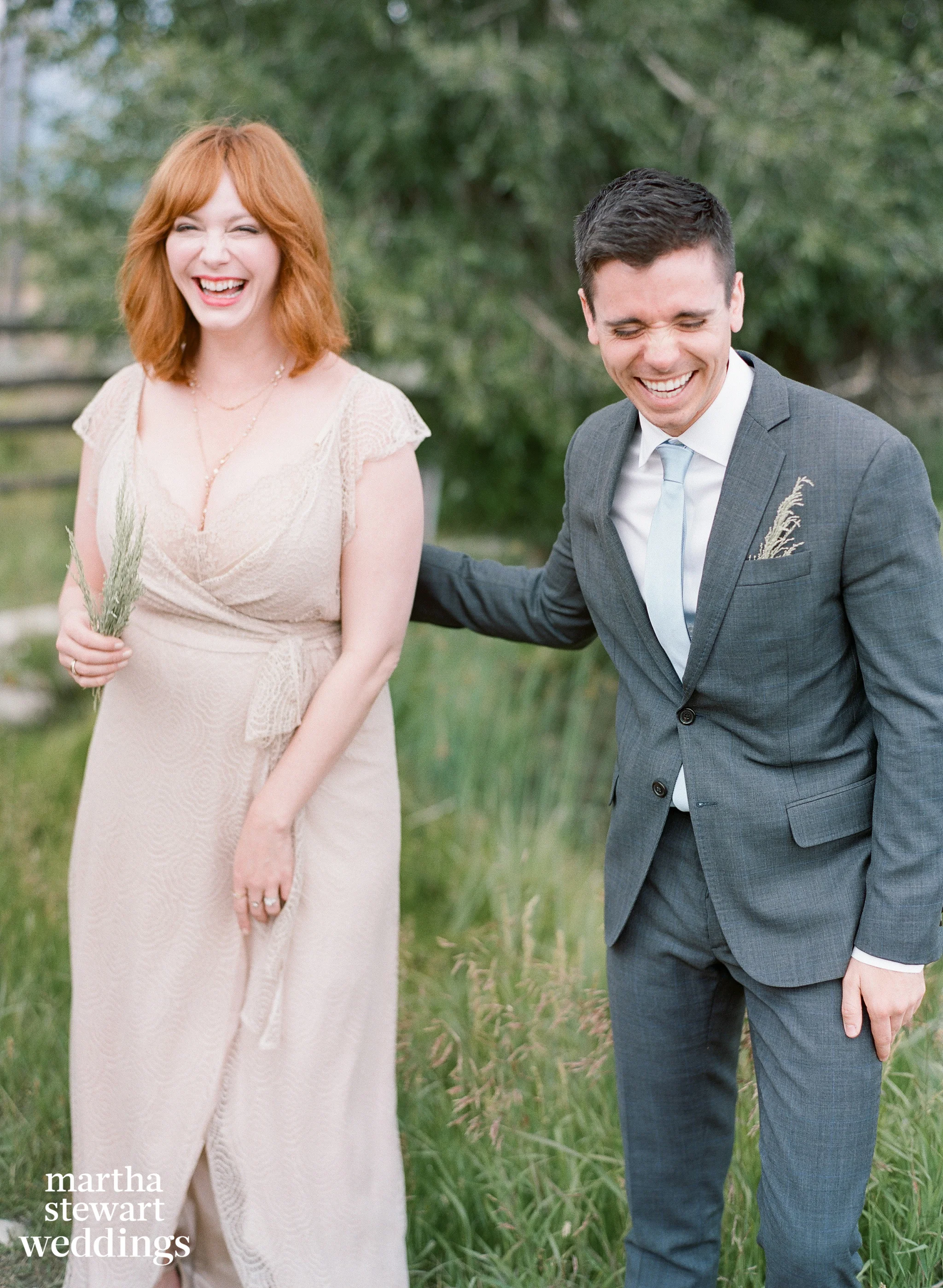 Hollywood bridal party, bridesmaid in blush gown, country wedding, Sylvie Gil Photography