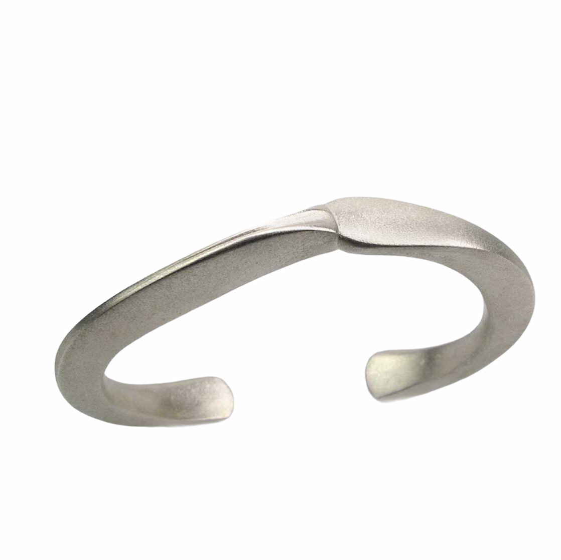 Silver forged cuff — Grinstein Jewelry & Design