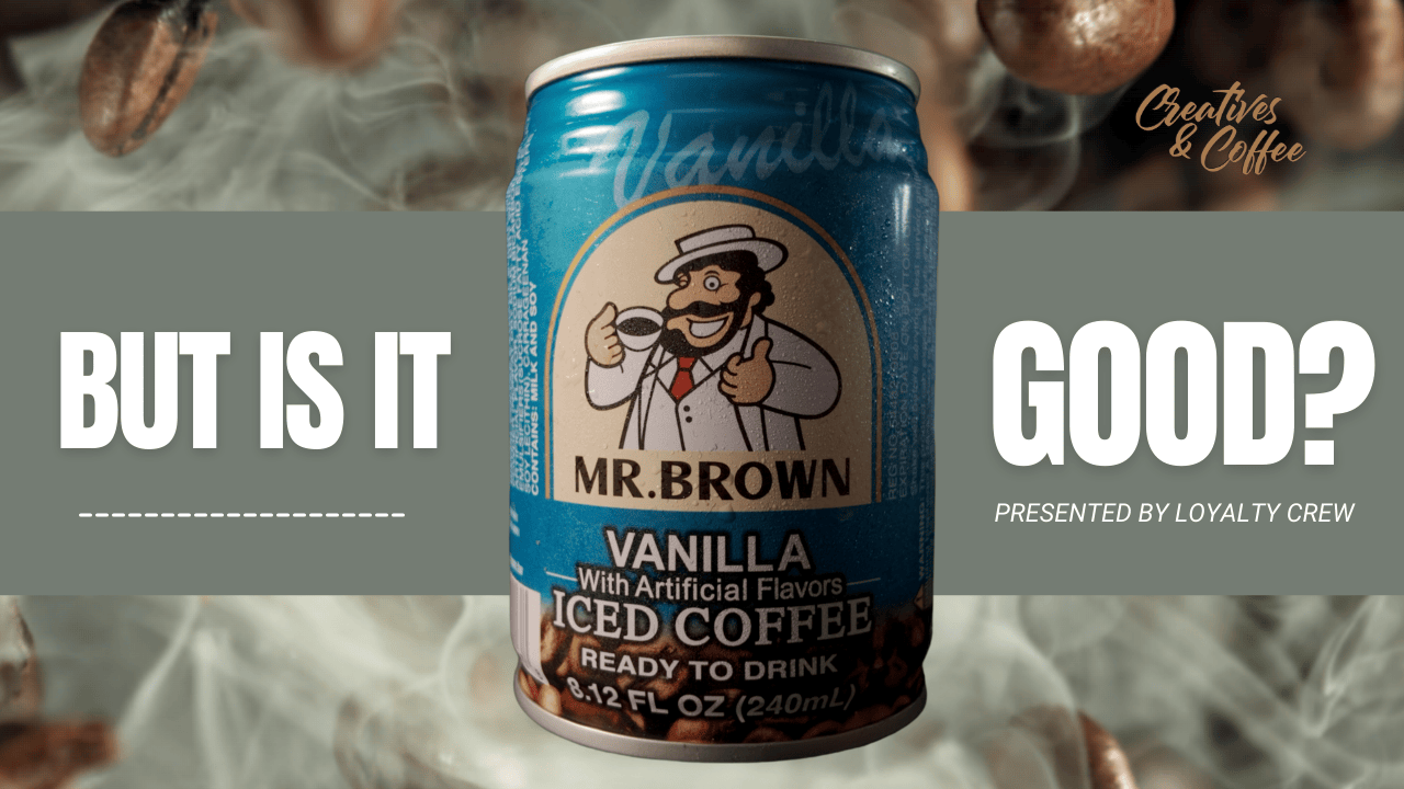 Canned Coffee for Creatives? Mr. Brown Vanilla Review ☕