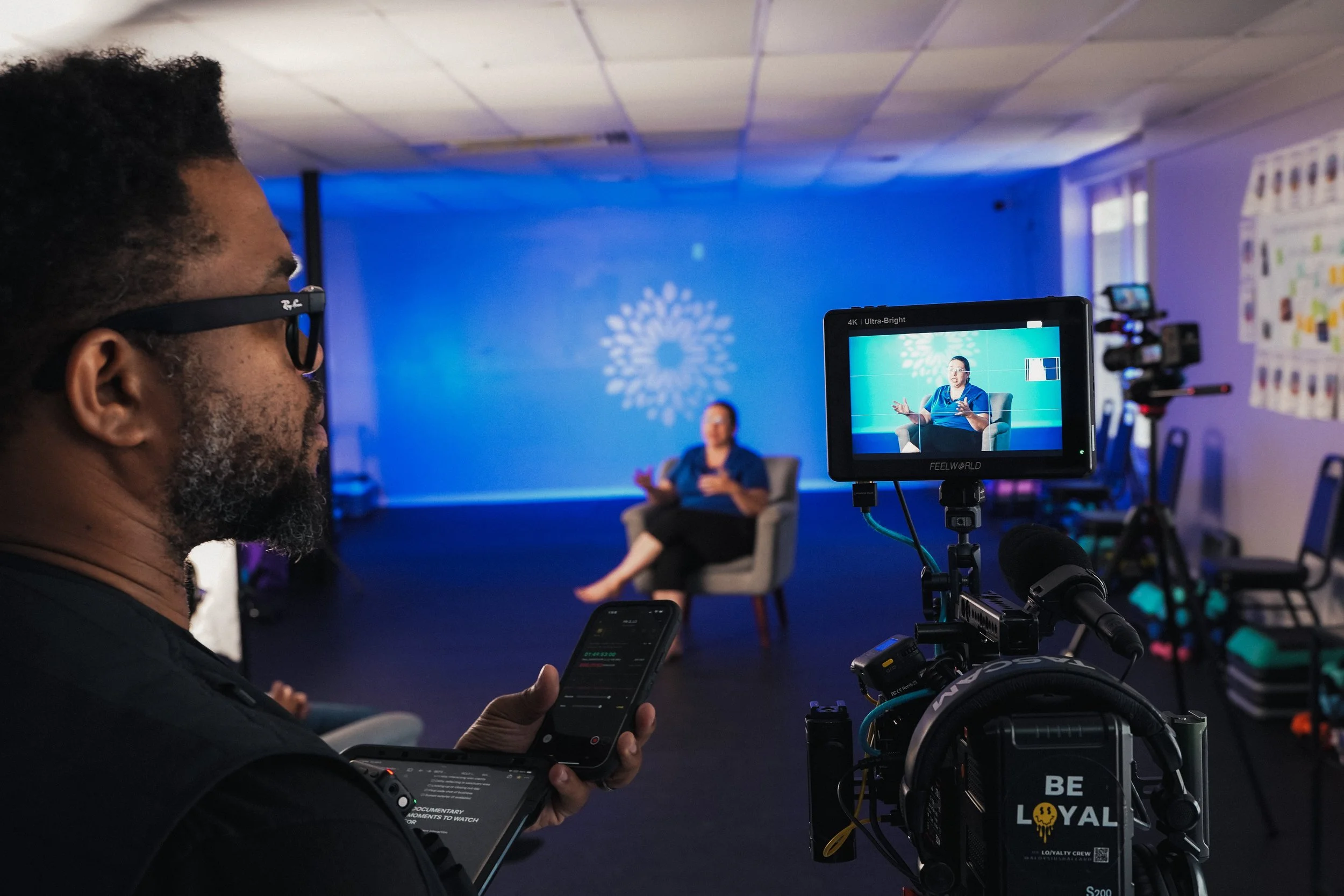 Lo Ballard taping for RCLF