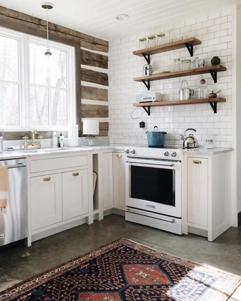 Modern Cabin Kitchen