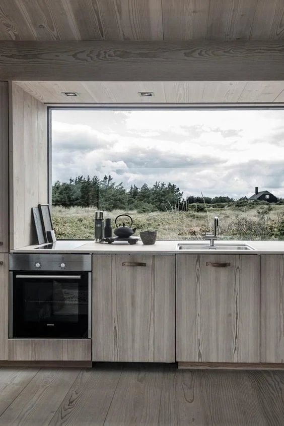 Contemporary Cabin Kitchen
