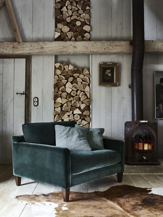 Mid Century Modern Emerald Chair