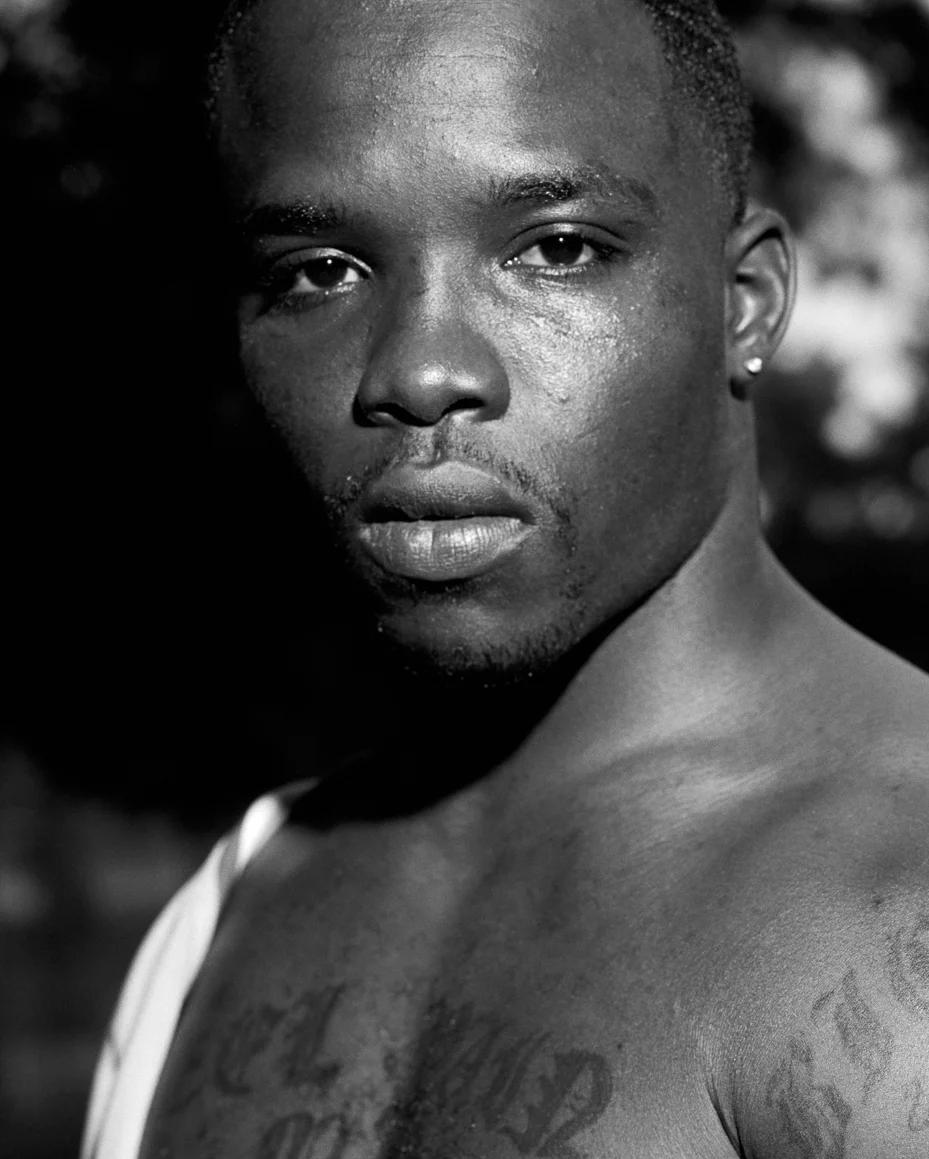 In the years since his father’s murder, Ross Byrd has become an ardent anti-death penalty activist. His tattoos memorialize his father.
