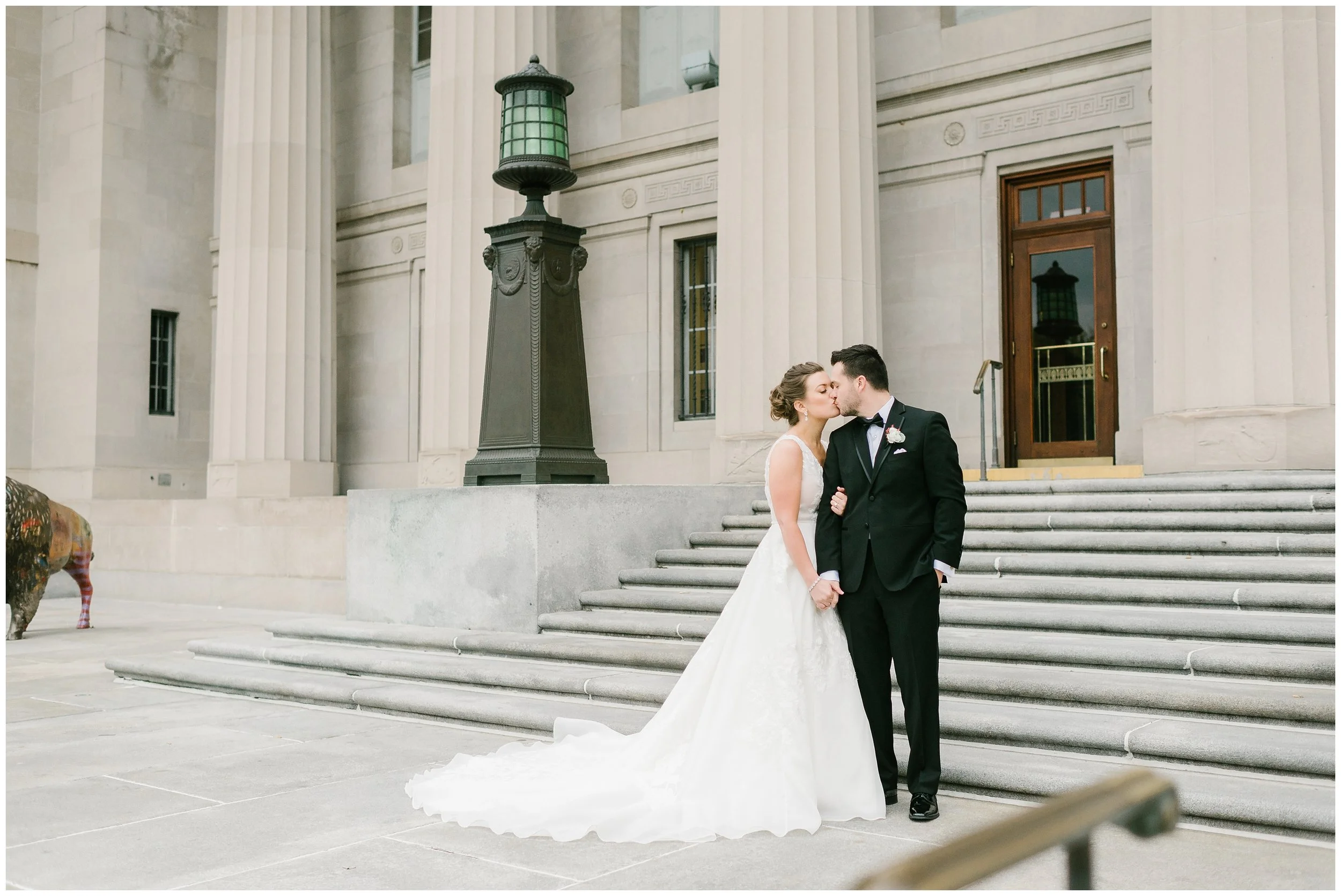 Marcy and Travis' Indianapolis Public Library Wedding | Indianapolis Wedding Photographer