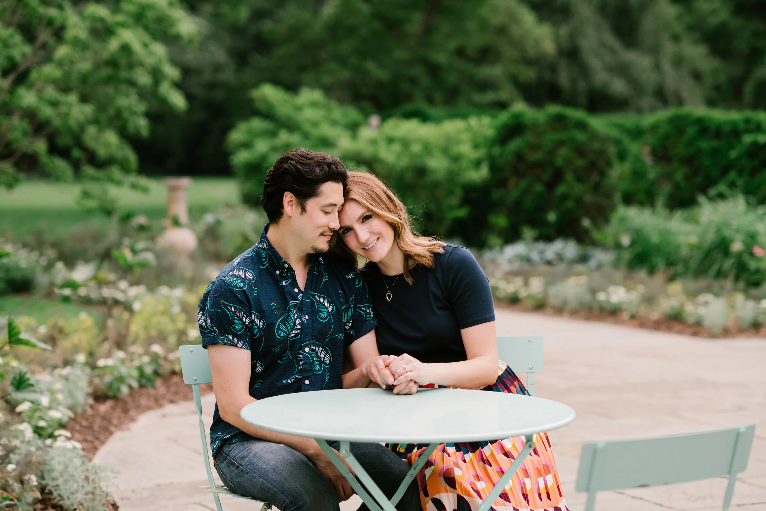 Lauren and Seth's Newfields Engagement