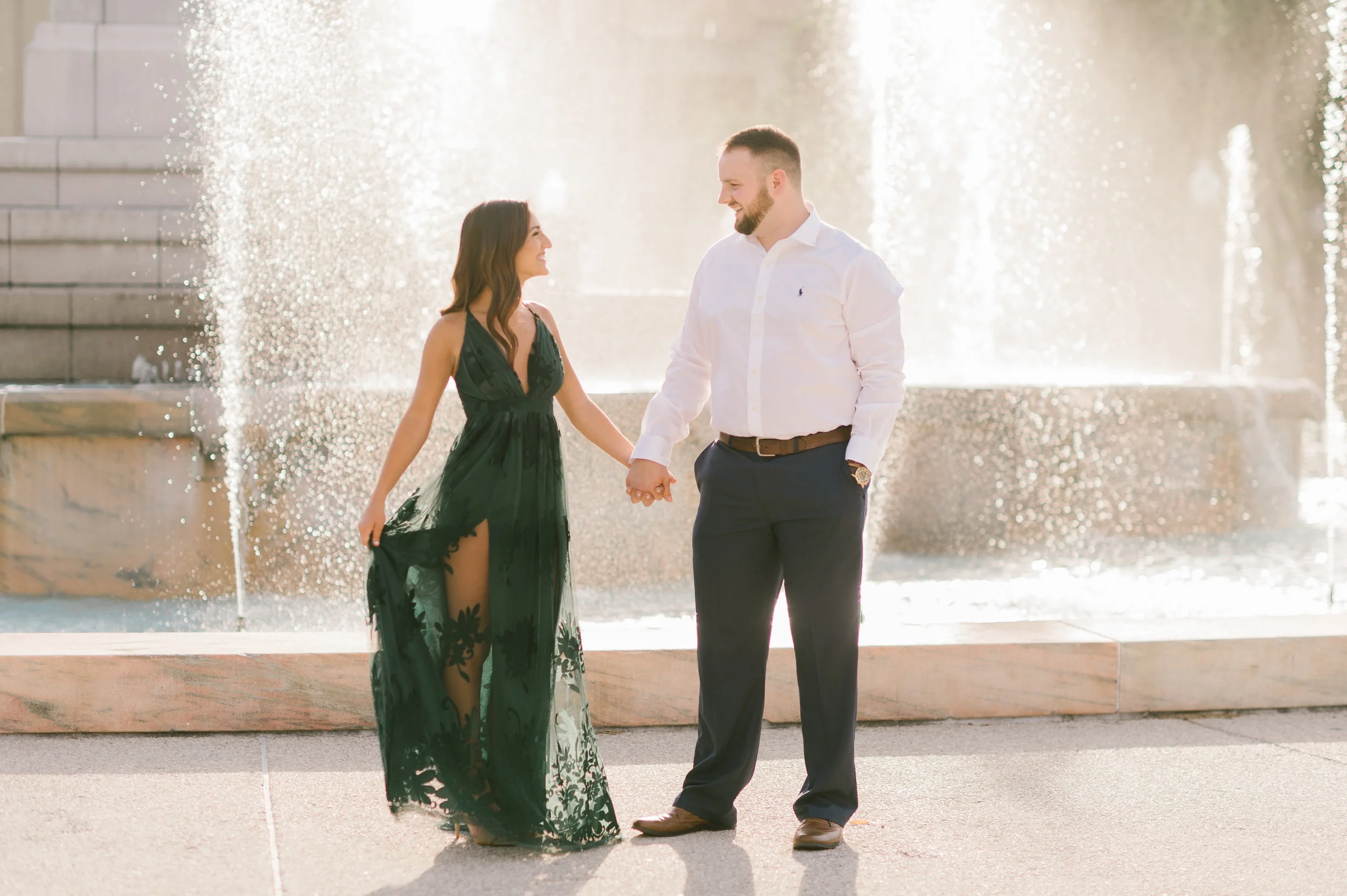 Julia and Brandon's Indianapolis Engagement Session