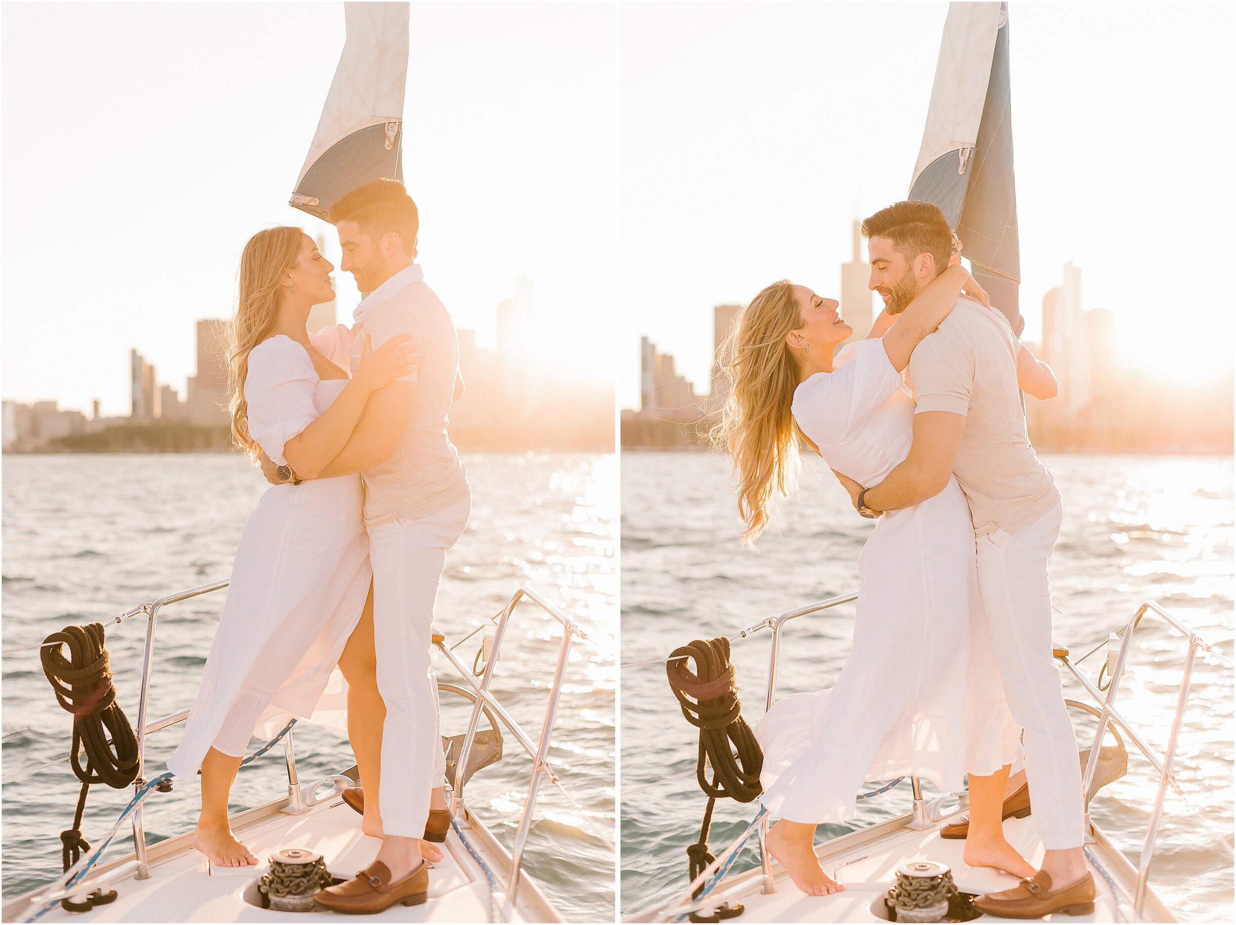 Rebecca Shehorn Photography Chicago Wedding Photographer Sunset Sailboat Engagement Session_0036.jpg