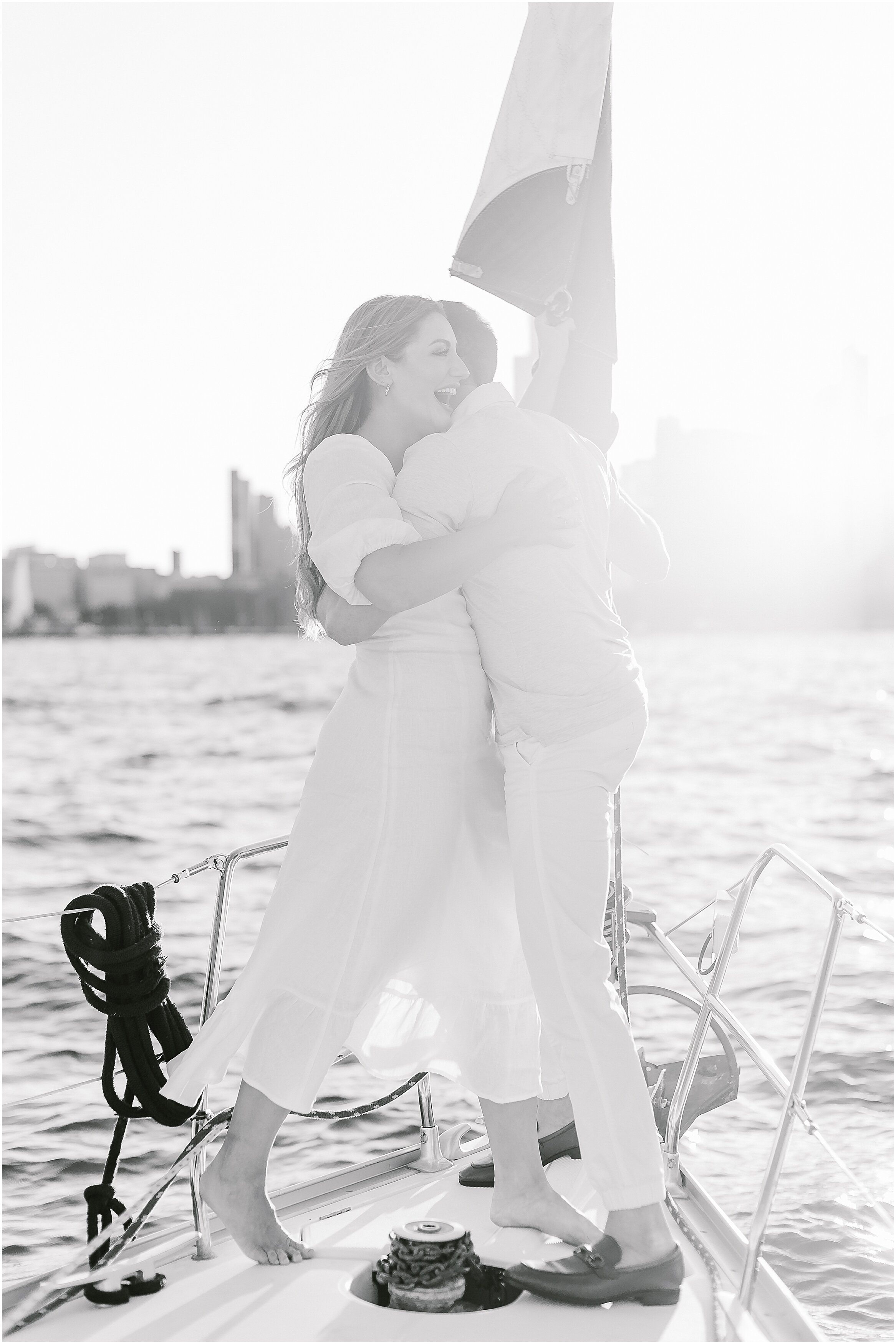 Rebecca Shehorn Photography Chicago Wedding Photographer Sunset Sailboat Engagement Session_0037.jpg