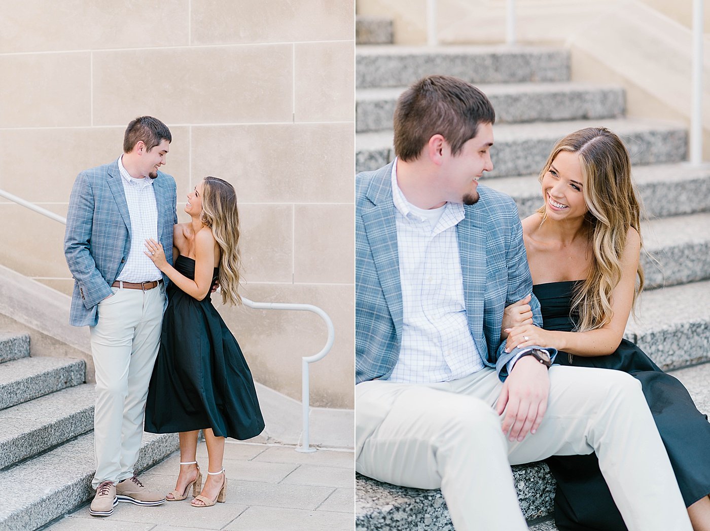Rebecca Shehorn Photography Downtown Indianapolis Canal and War Memorial Engagement Session21.jpg