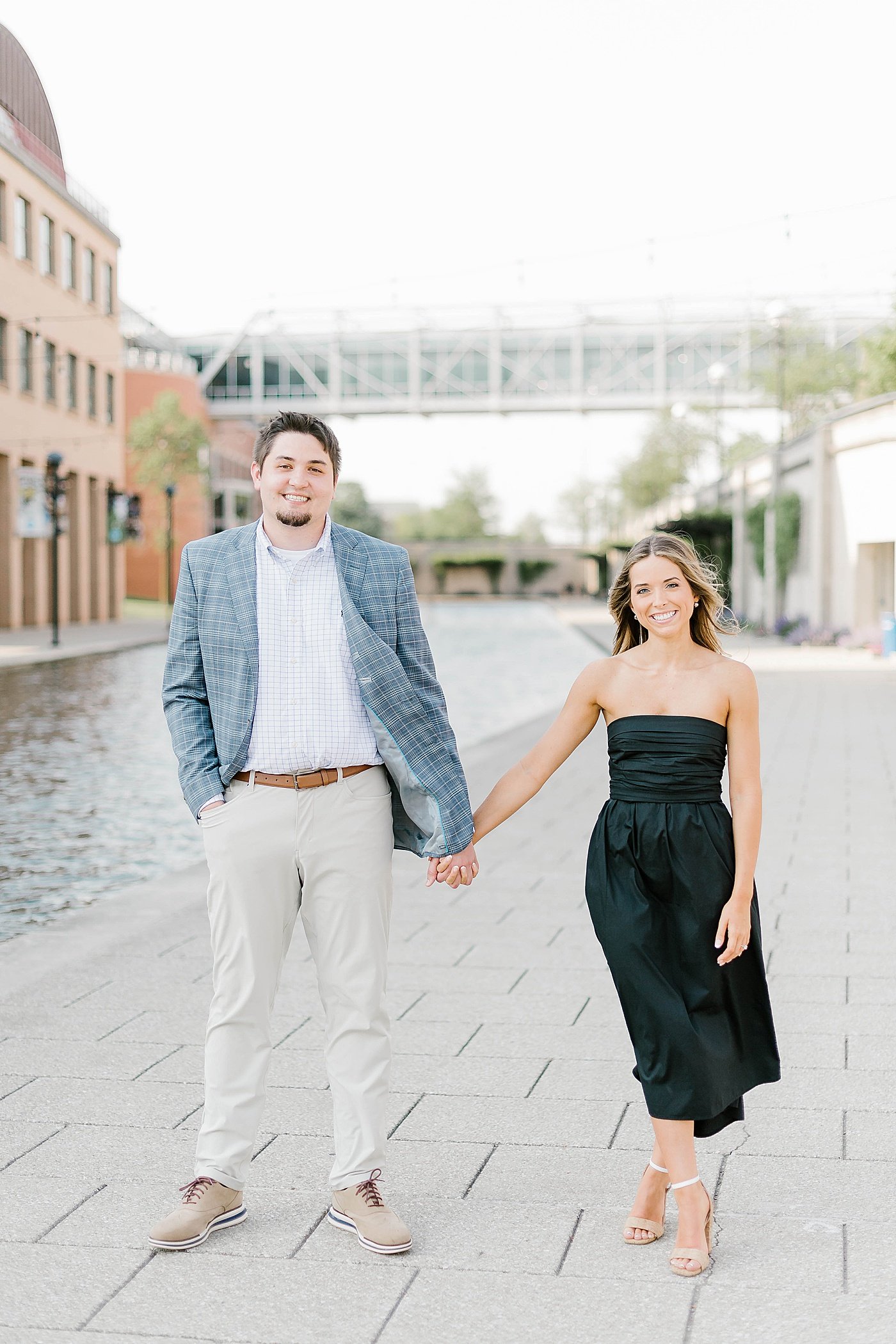 Rebecca Shehorn Photography Downtown Indianapolis Canal and War Memorial Engagement Session3.jpg