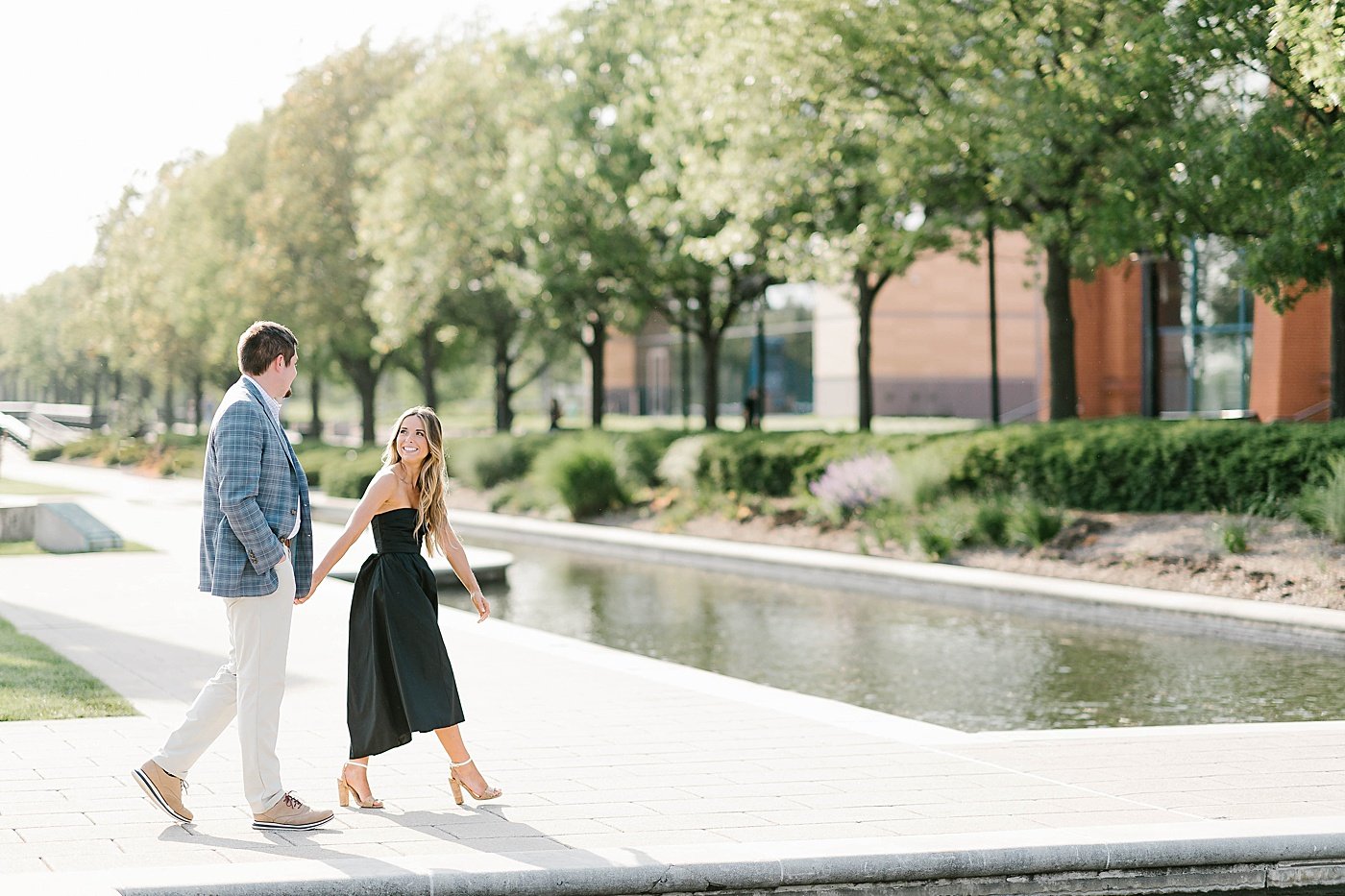 Rebecca Shehorn Photography Downtown Indianapolis Canal and War Memorial Engagement Session6.jpg