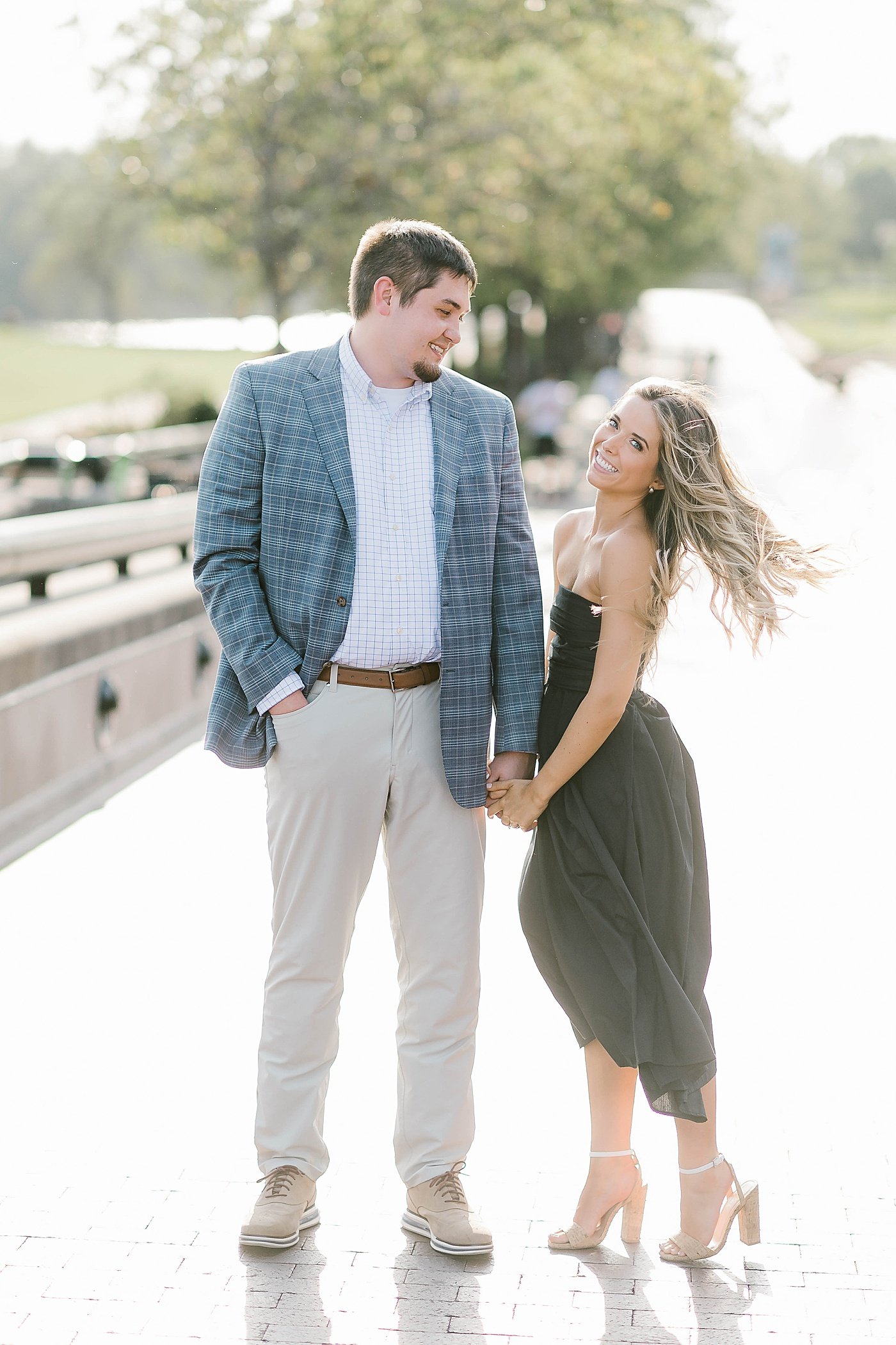 Rebecca Shehorn Photography Downtown Indianapolis Canal and War Memorial Engagement Session7.jpg