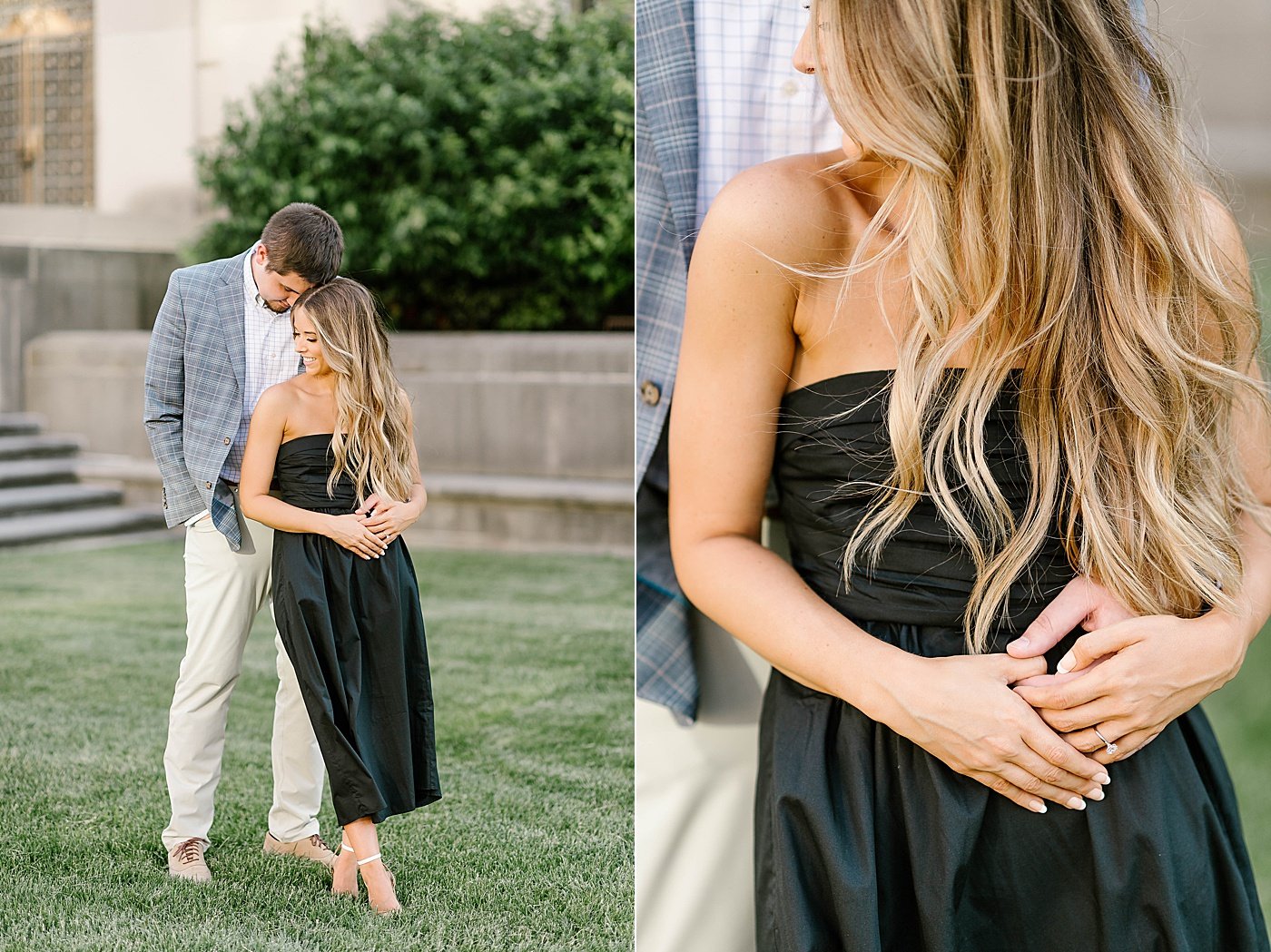 Rebecca Shehorn Photography Downtown Indianapolis Canal and War Memorial Engagement Session17.jpg