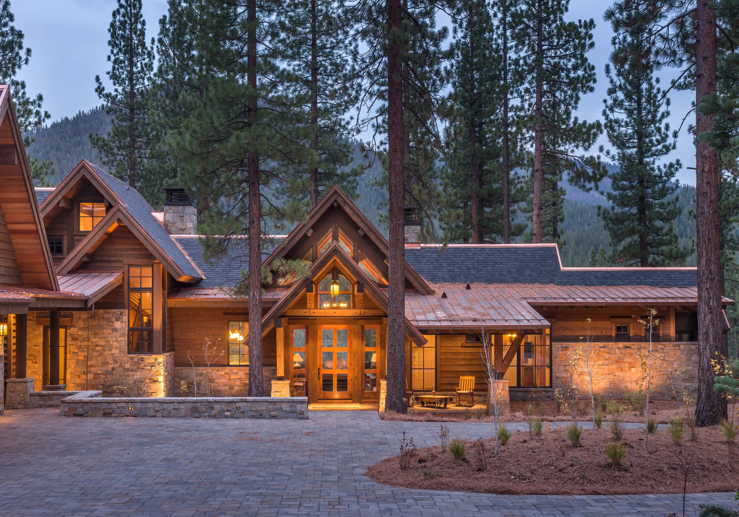 Contractor: Jim Morrison Construction Photography: Vance Fox Square Footage: 4,056 sf Features: Guest House, Yoga Pavilion bedrooms: 5 bathrooms: 6.5