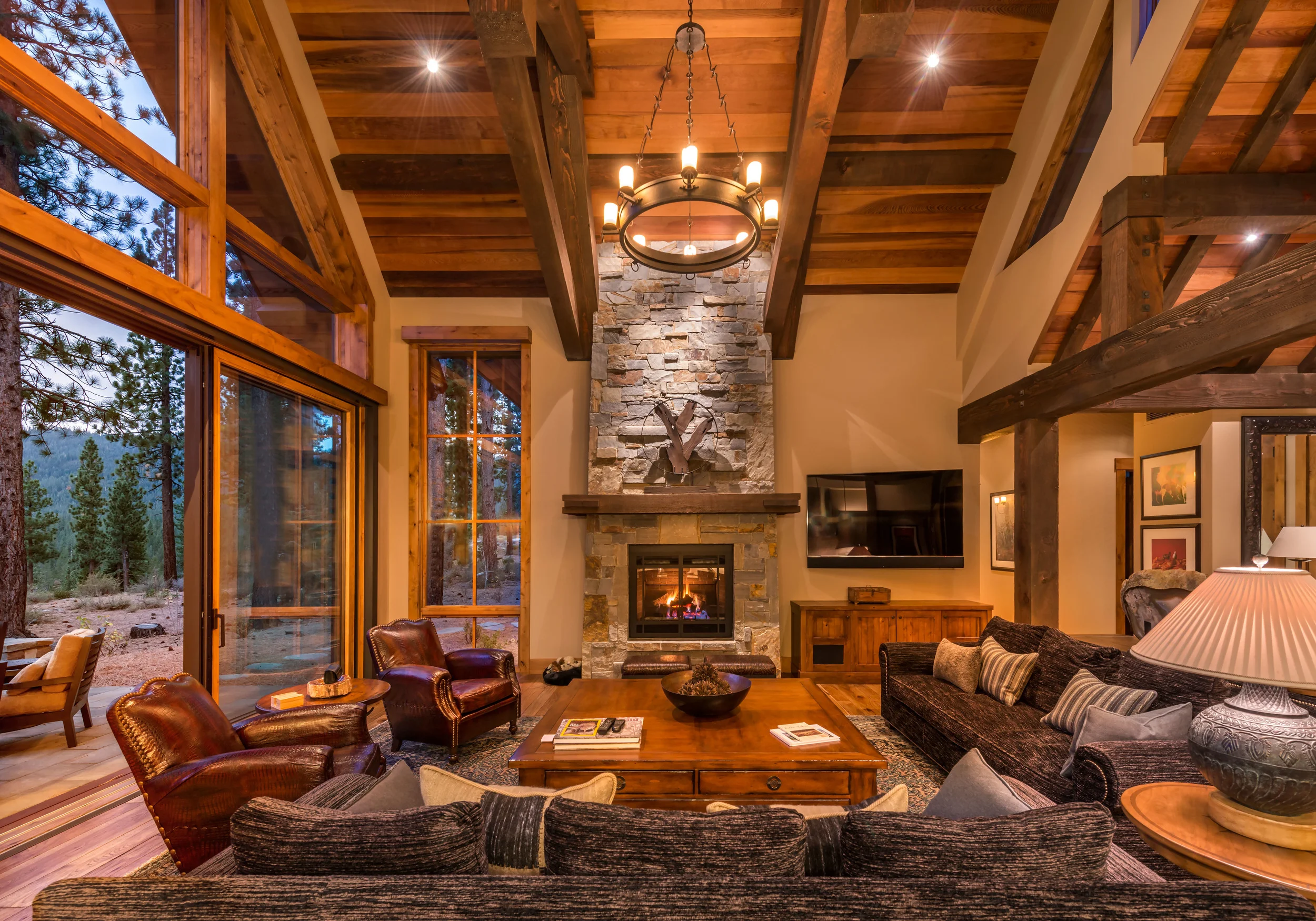 Contractor: Jim Morrison Construction Photography: Vance Fox Square Footage: 4,056 sf Features: Guest House, Yoga Pavilion bedrooms: 5 bathrooms: 6.5