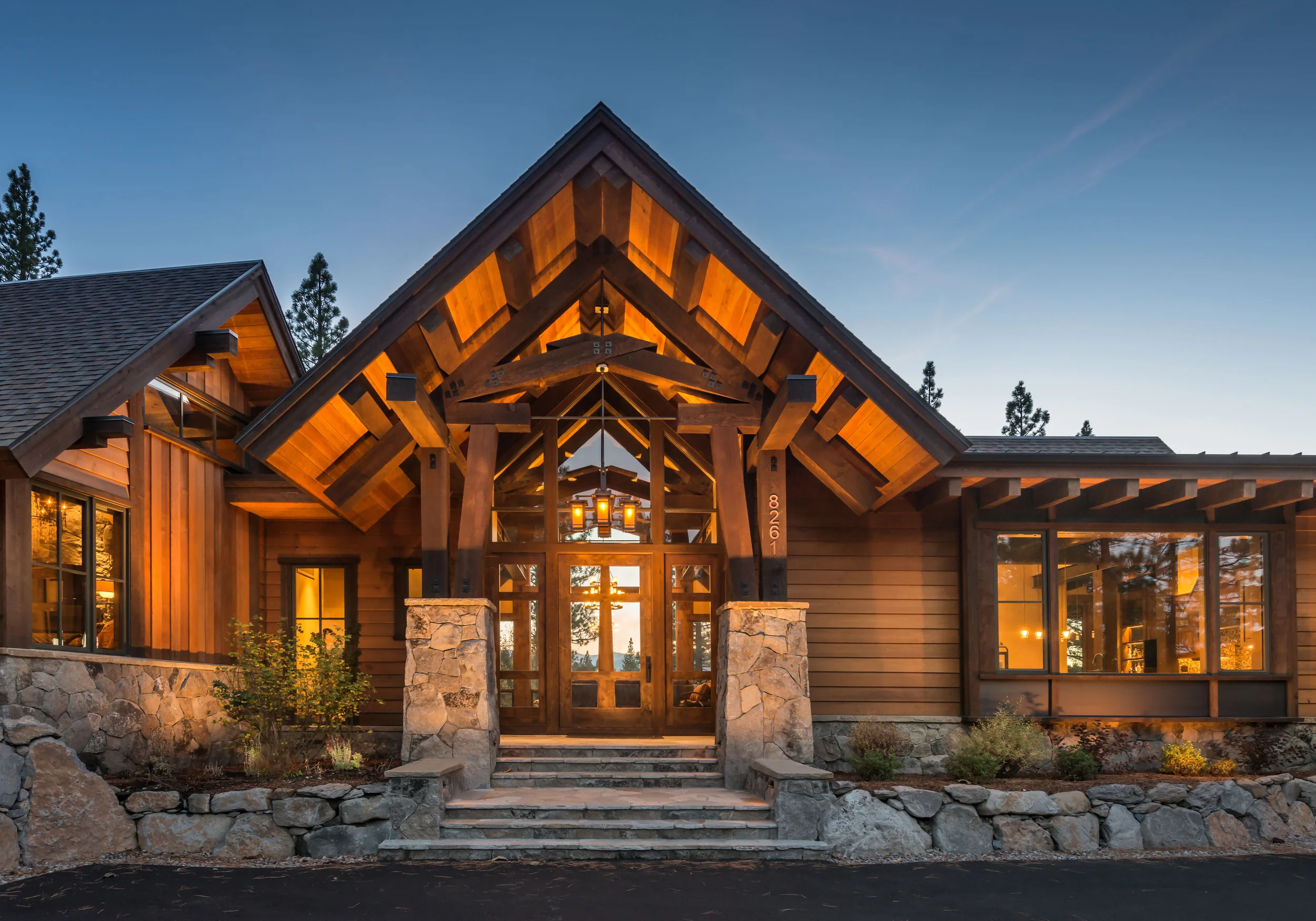 Contractor: Jim Morrison Construction Interior Finishes: WaltonAE Photography: Vance Fox Square Footage: 6,635 sf Features: Covered Outdoor Dining, Game Room, Built-In-Bar, Wine Cellar, Outdoor Shower bedrooms: 5 bathrooms: 5.5