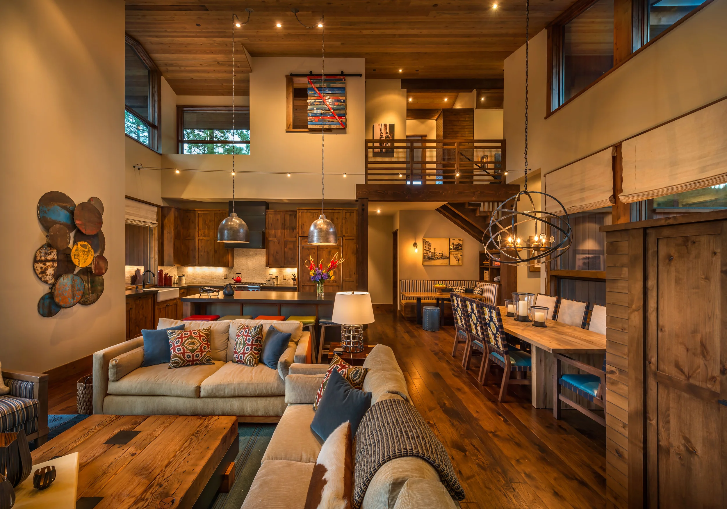 Contractor: Jim Morrison Construction Interior Finishes + Furnishings: WaltonAE Photography: Vance Fox Square Footage: 4,242 sf bedrooms: 5 bathrooms: 5.5