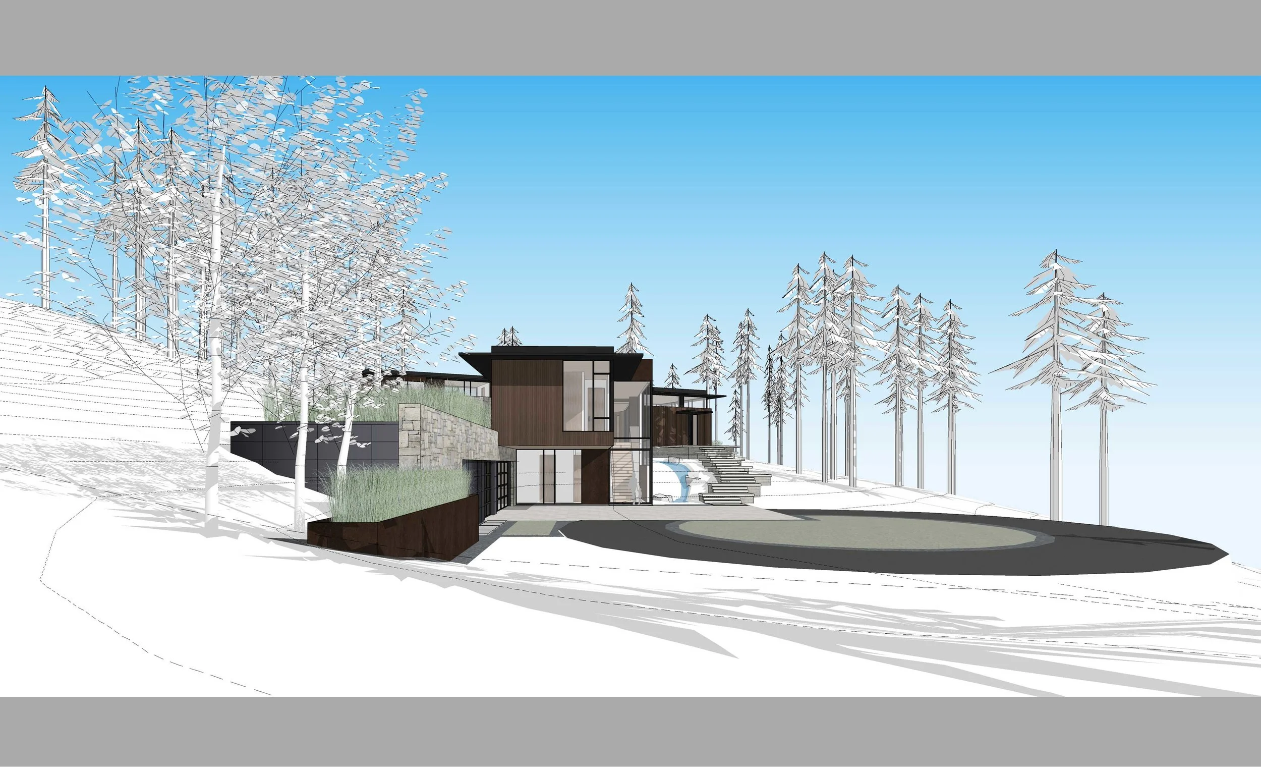 Contractor: TBD Interiors: Walton Architecture + Engineering Square Footage: 5,906 sf bedrooms: 5 bathrooms: 5.5