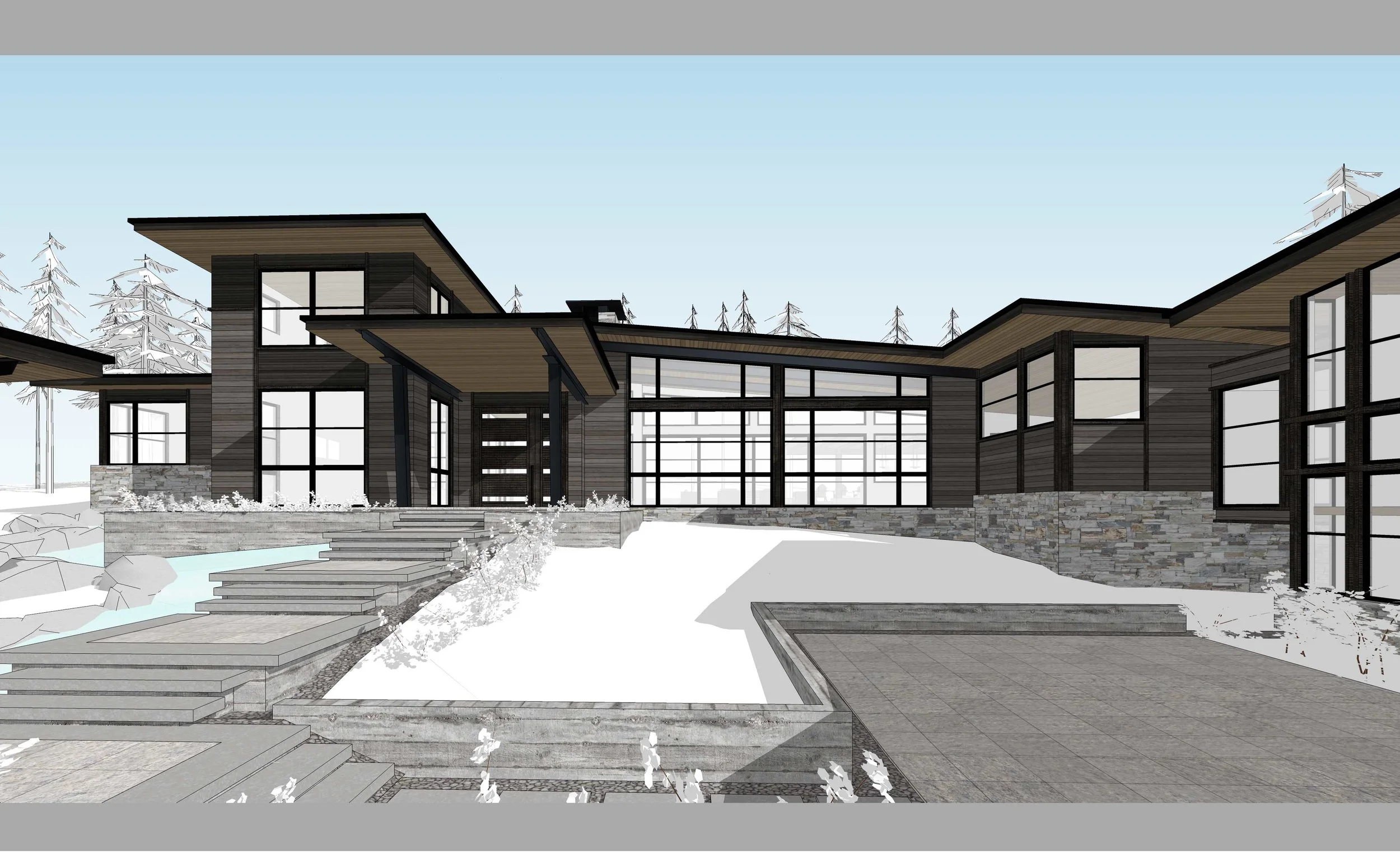 Interiors: Walton Architecture + Engineering Square Footage: 6,668 sf bedrooms: 5 bathrooms: 5.5