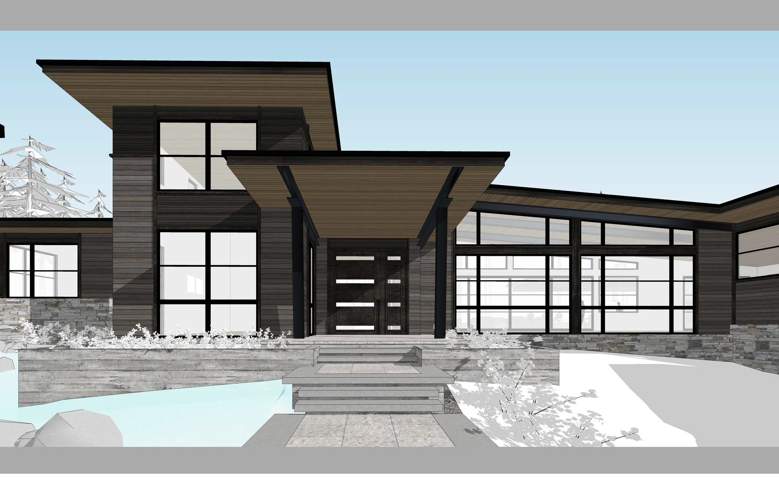 Interiors: Walton Architecture + Engineering Square Footage: 6,668 sf bedrooms: 5 bathrooms: 5.5