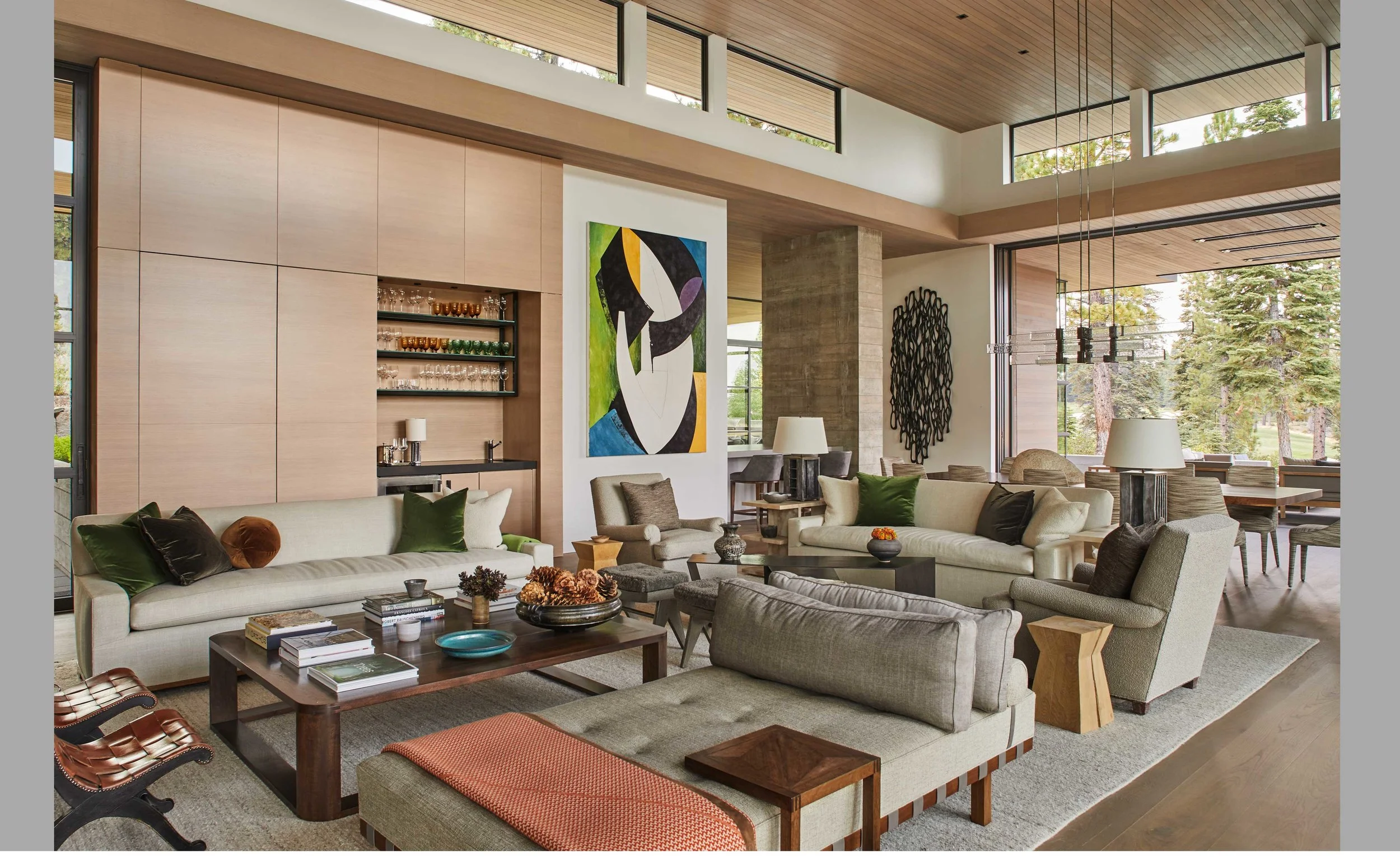 Contractor: Crestwood Construction Interiors: Denise Kuriger Design, Walton Architecture + Engineering Photography: Sam Frost Photography Square Footage: 8,473 sf bedrooms: 6 bathrooms: 6.5