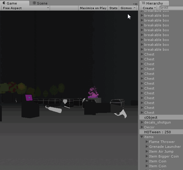 Showing gizmos, colliders and raycasts (with Debug.DrawRay) IN GAME WINDOW while in play mode, works for selected objects only