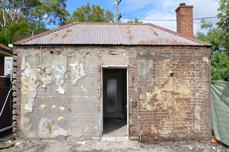  Coleman Architects: Back of existing cottage