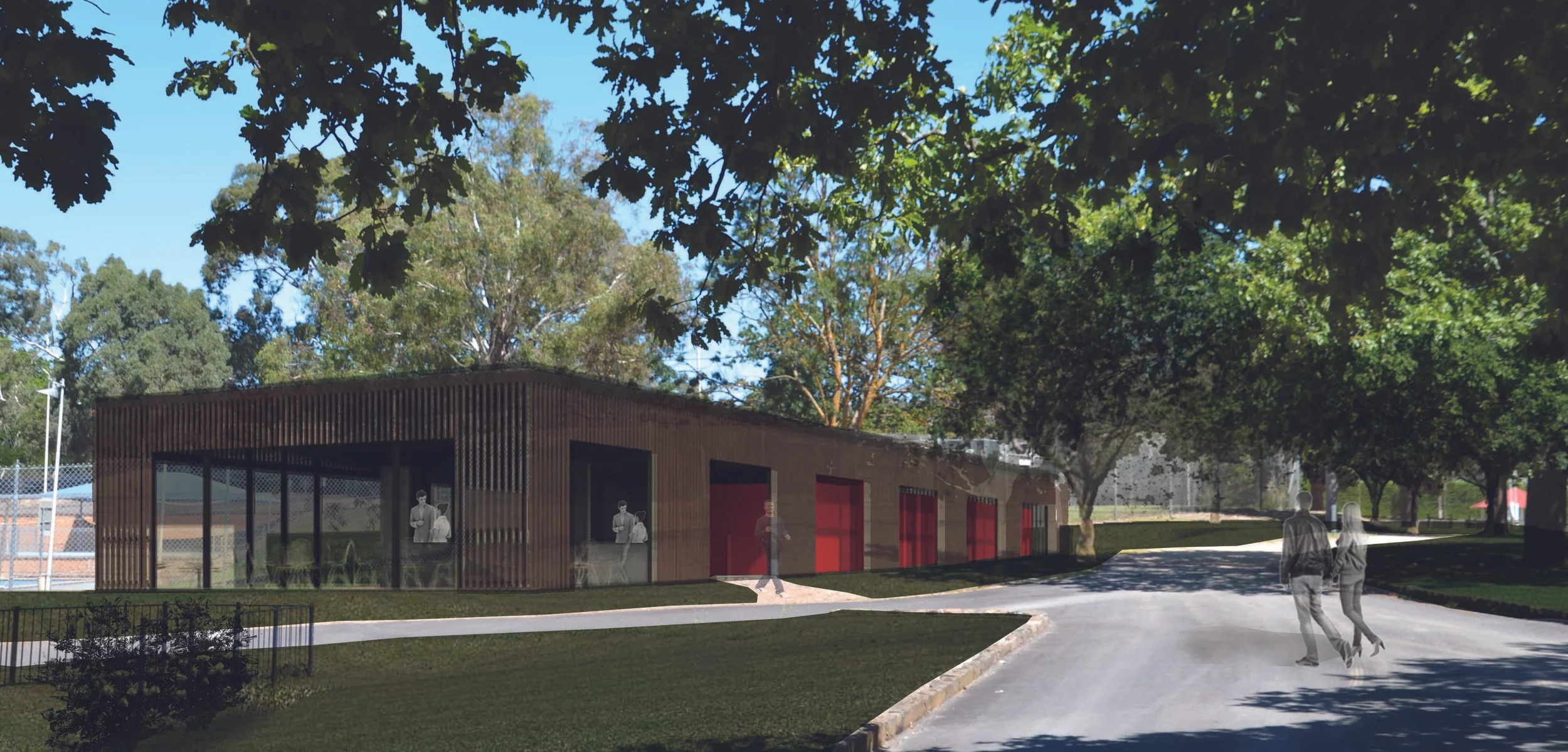 Coleman Architects: Ararat Swimming Pool Pavilion