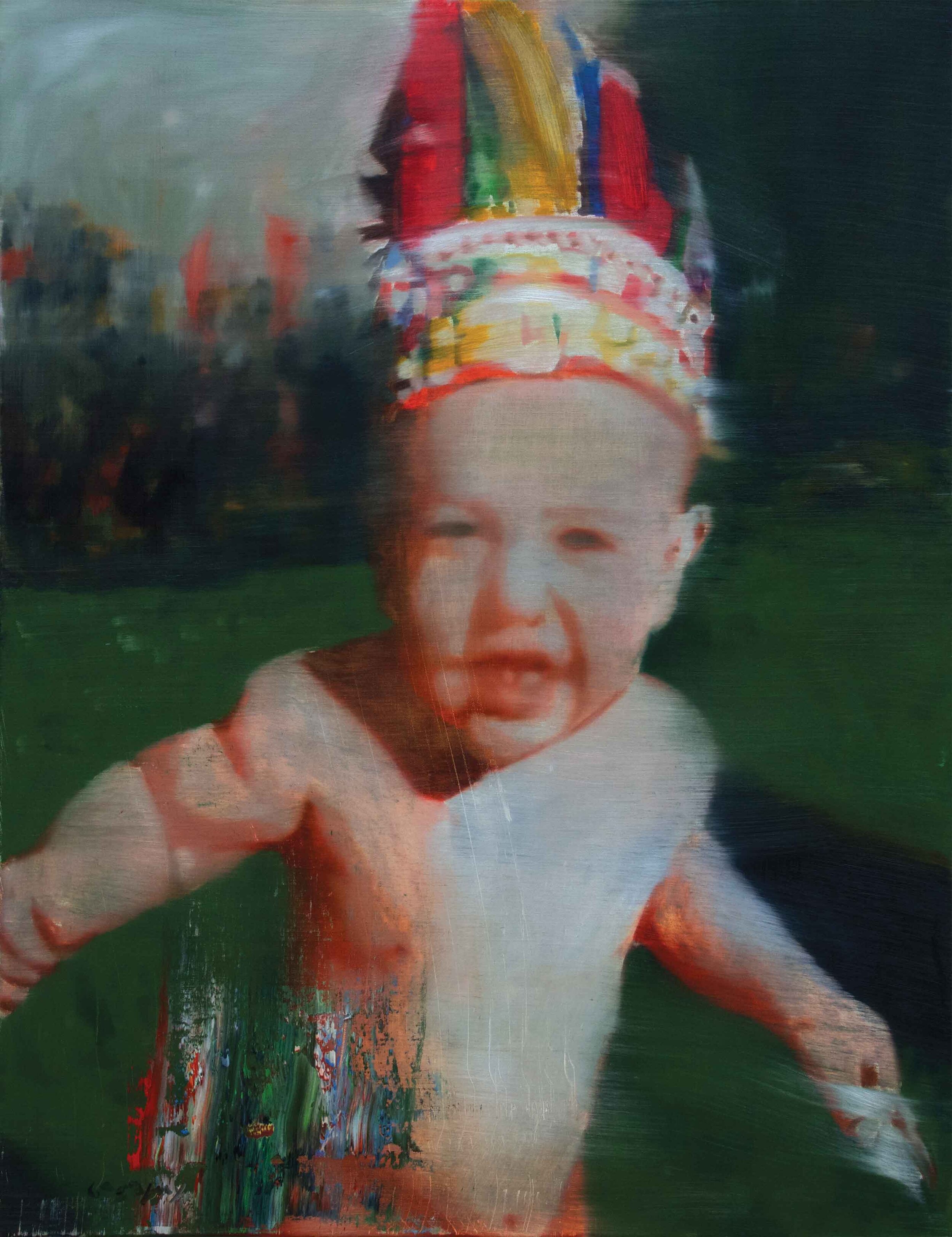 Wild Child, 2014. Oil on linen, 36x40 in. SOLD, private collection (Copy)