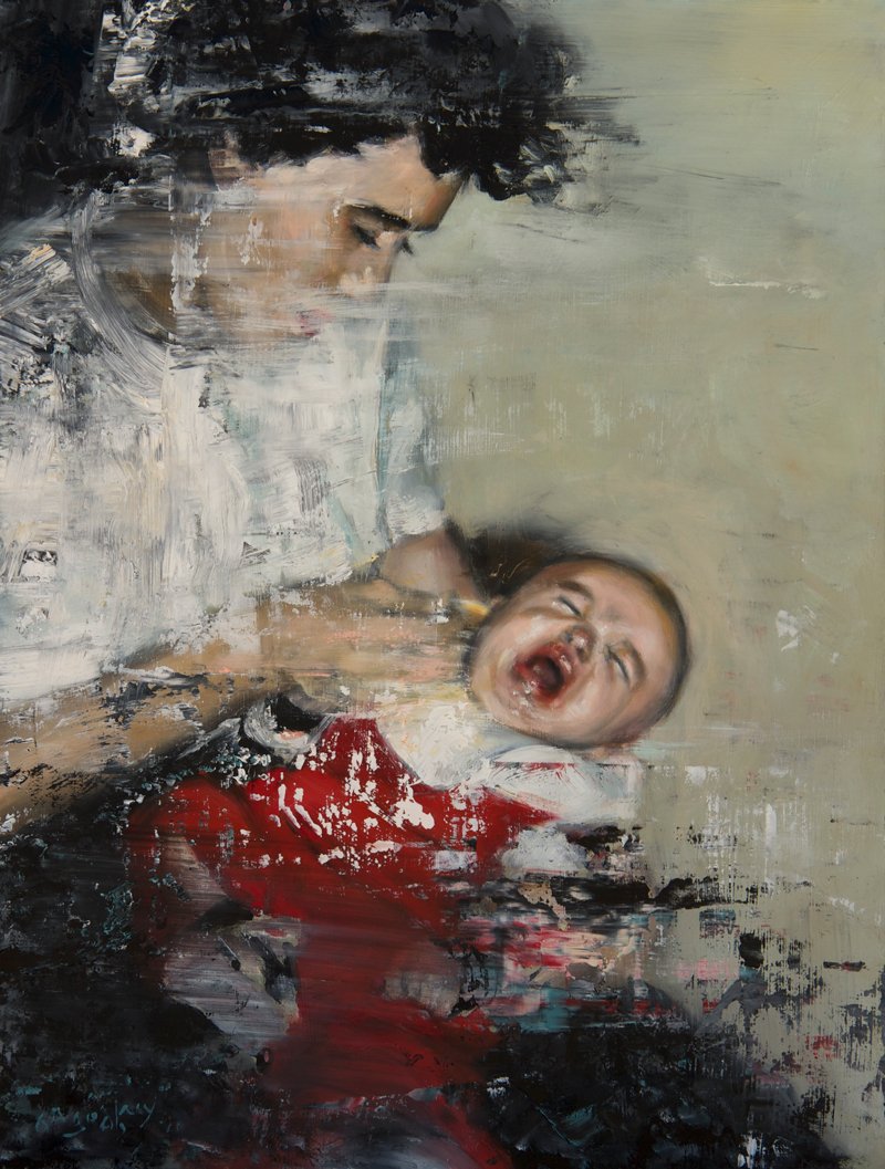 Resistance, 2011. Oil on panel, 12x16 in. (Copy)