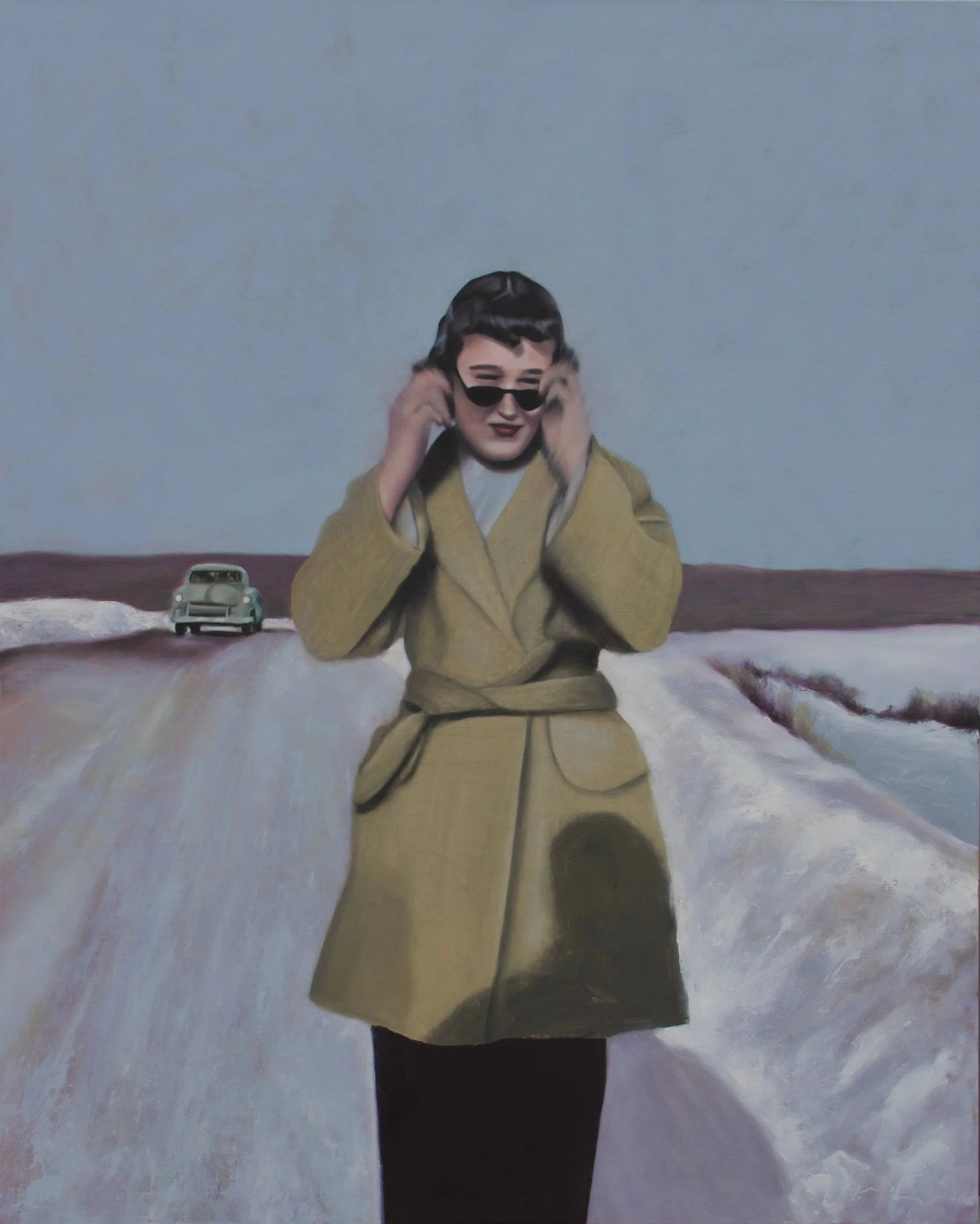 Adjustment, 2026. Oil on canvas, 48x60 in.