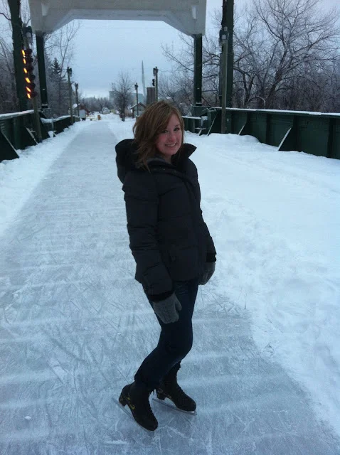 Skating at the Forks