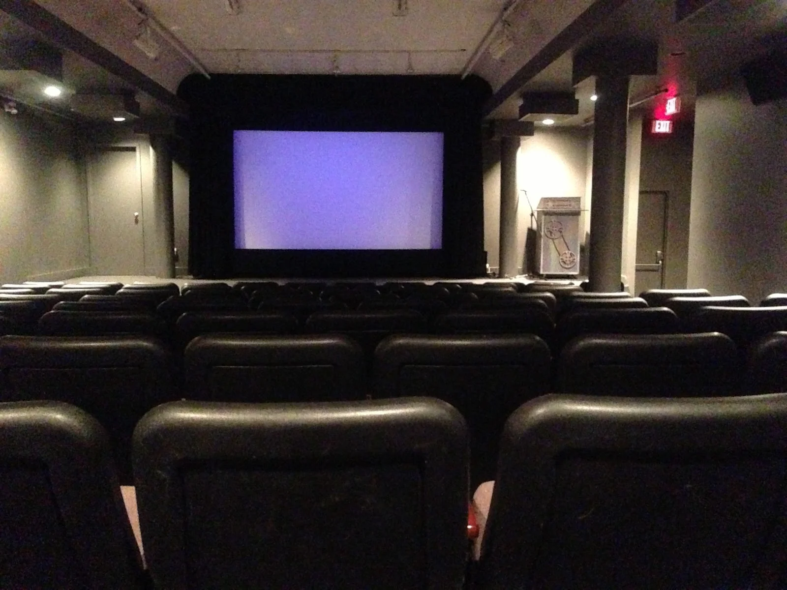 Cinematheque theatre, it was quite cozy.&nbsp;