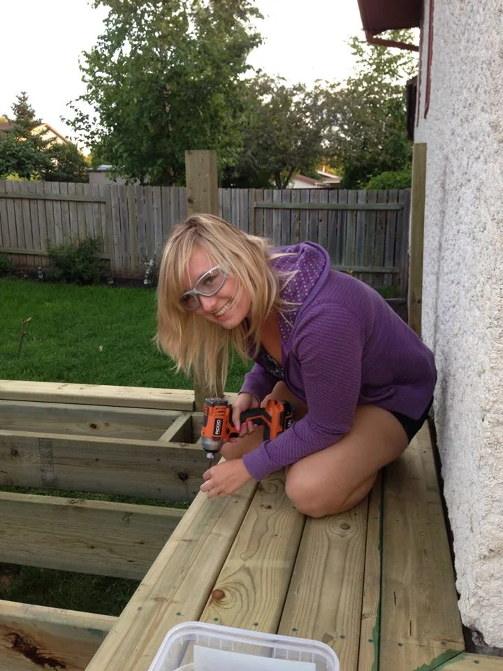 Me working hard.