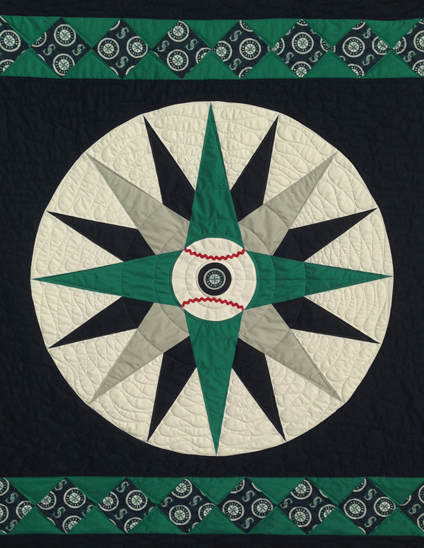 Big League Baseball Quilt - 48"x60"