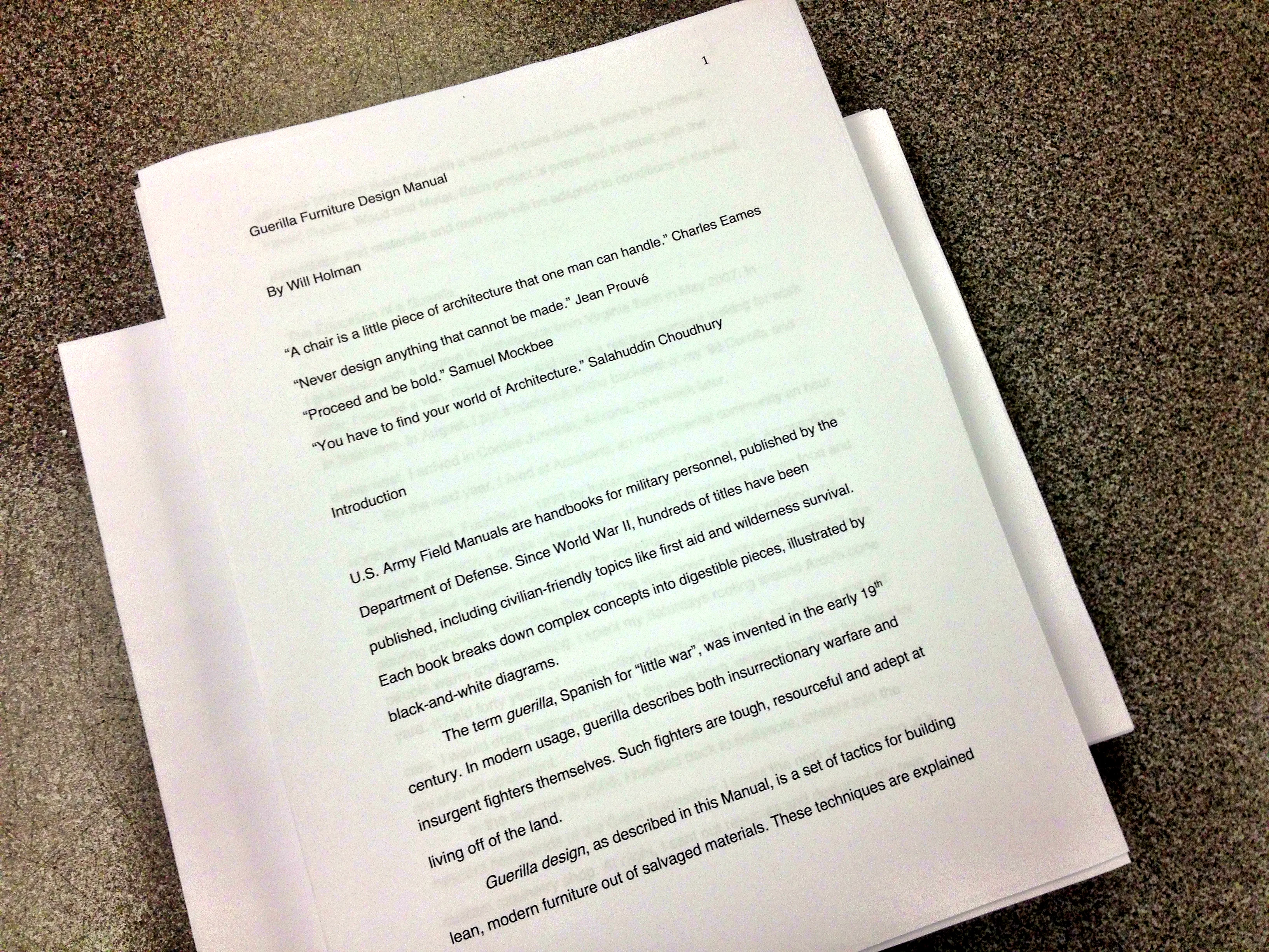 Object Guerilla: The Book