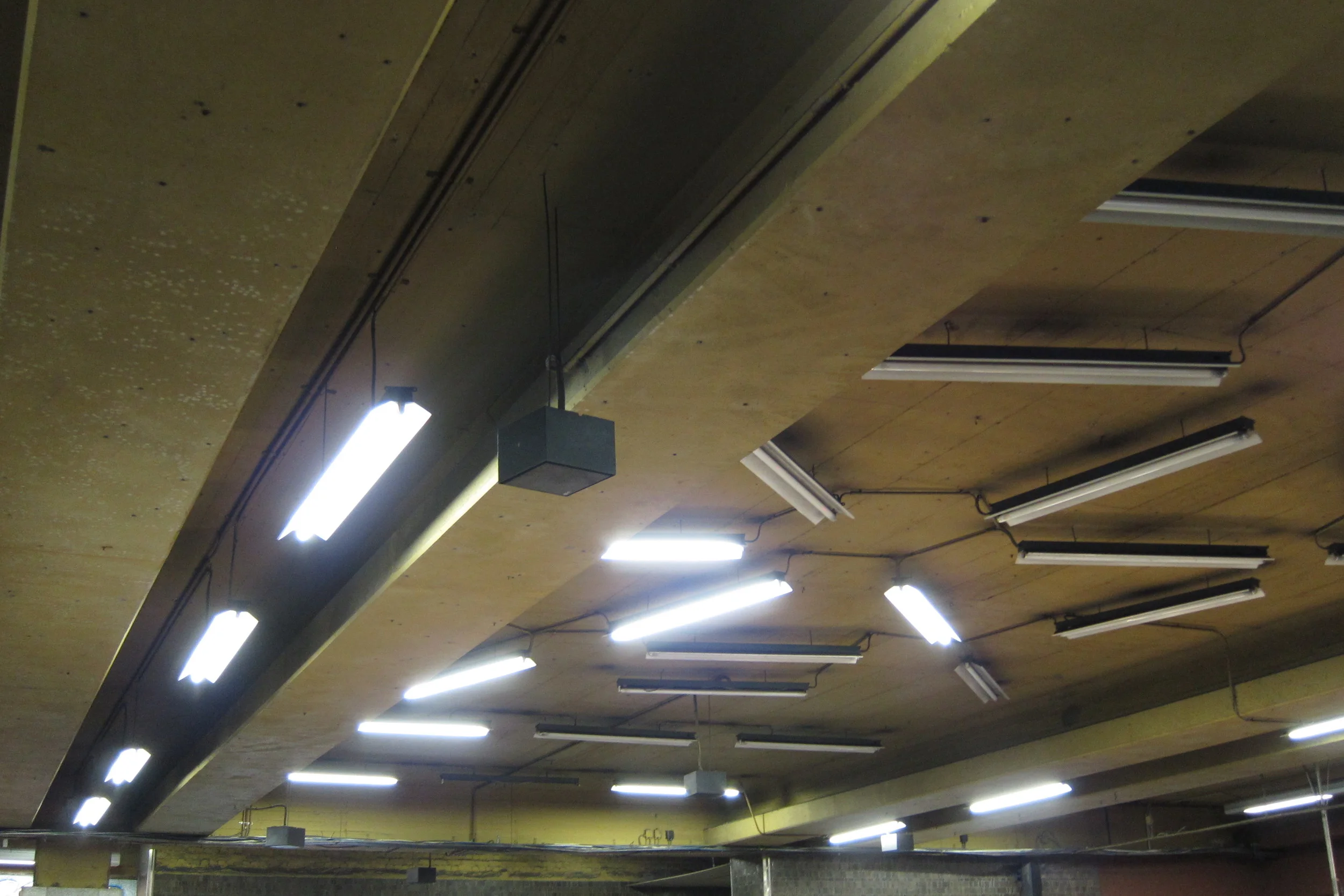 Parking lot lights, by David Helbich. All photos in this post from his site .