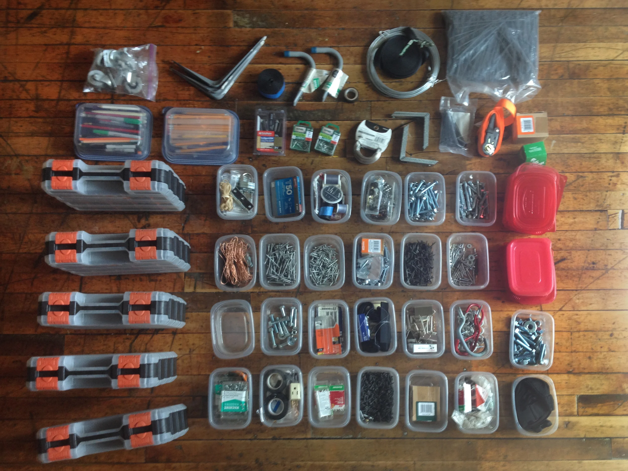 The fasteners were the bulk of the work. Always be knolling.