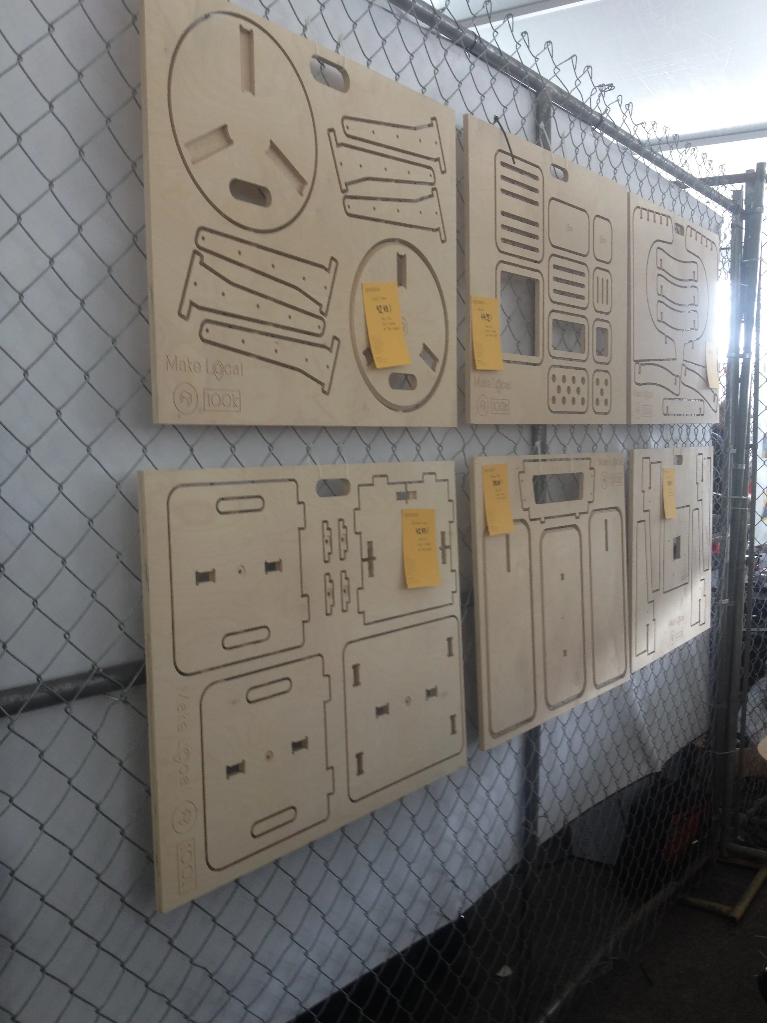 OpenDesk teamed up with ShopBot to do on-the-spot on-demand fabrication.