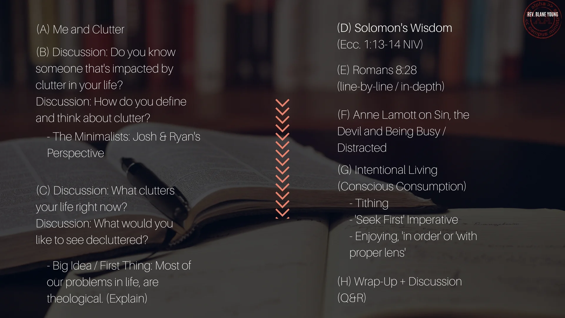 My Speaking Outline // Click to Enlarge