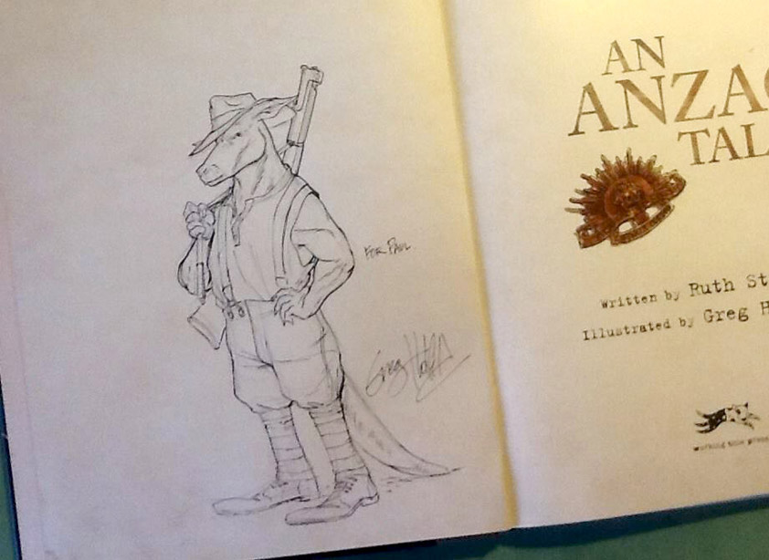 Examples of book sketches - free for the asking with your order.