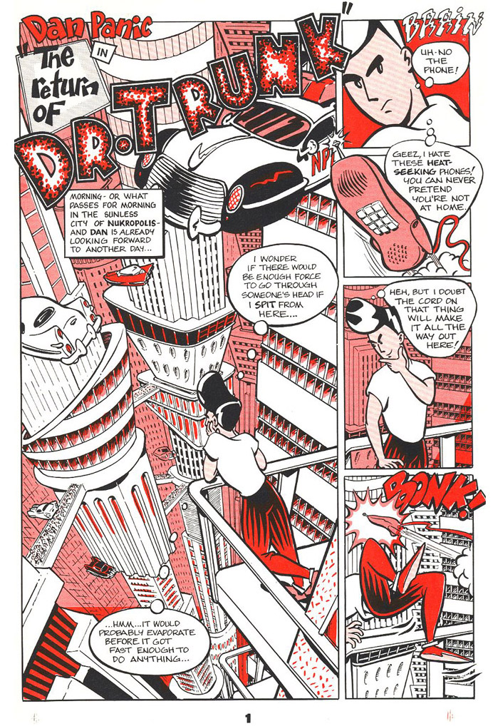From "Dan Panic Funnies #1" 1987 (self-published looong before I came to Australia)