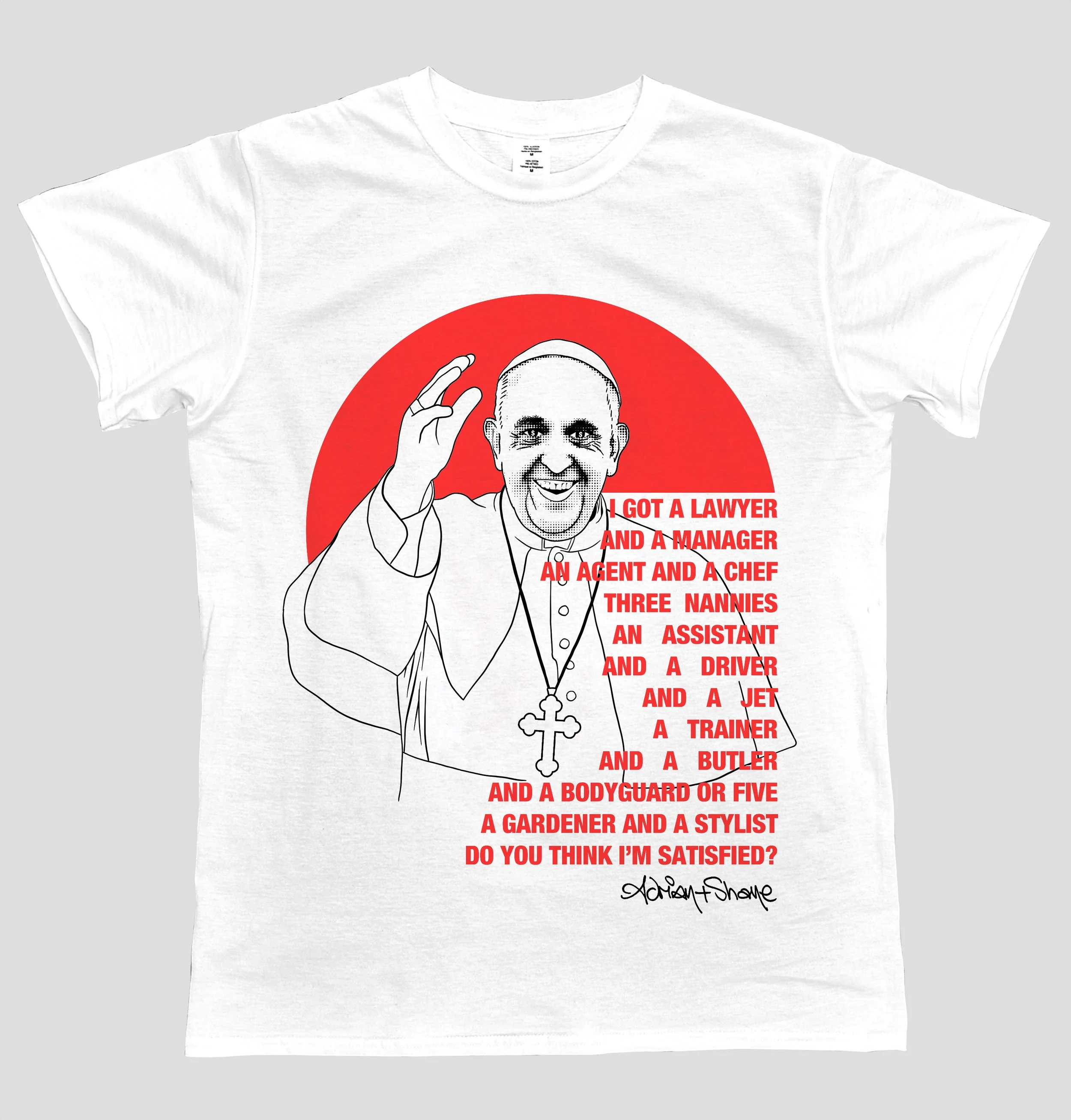 Pope Life T-shirt Adrian+Shane Madonna Celebration Tour Francis.JPG