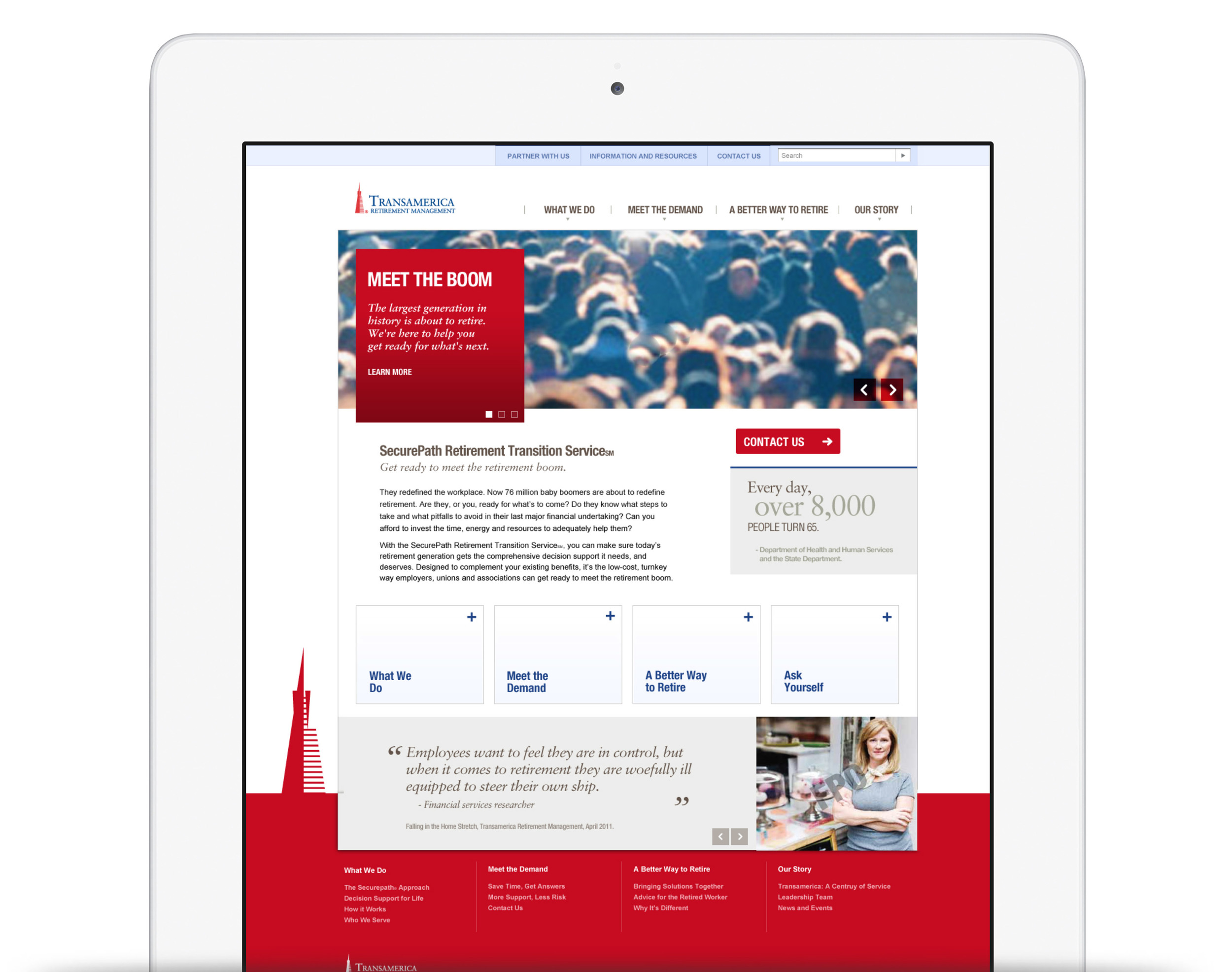 TRMforbusiness.com - UX + UI Design