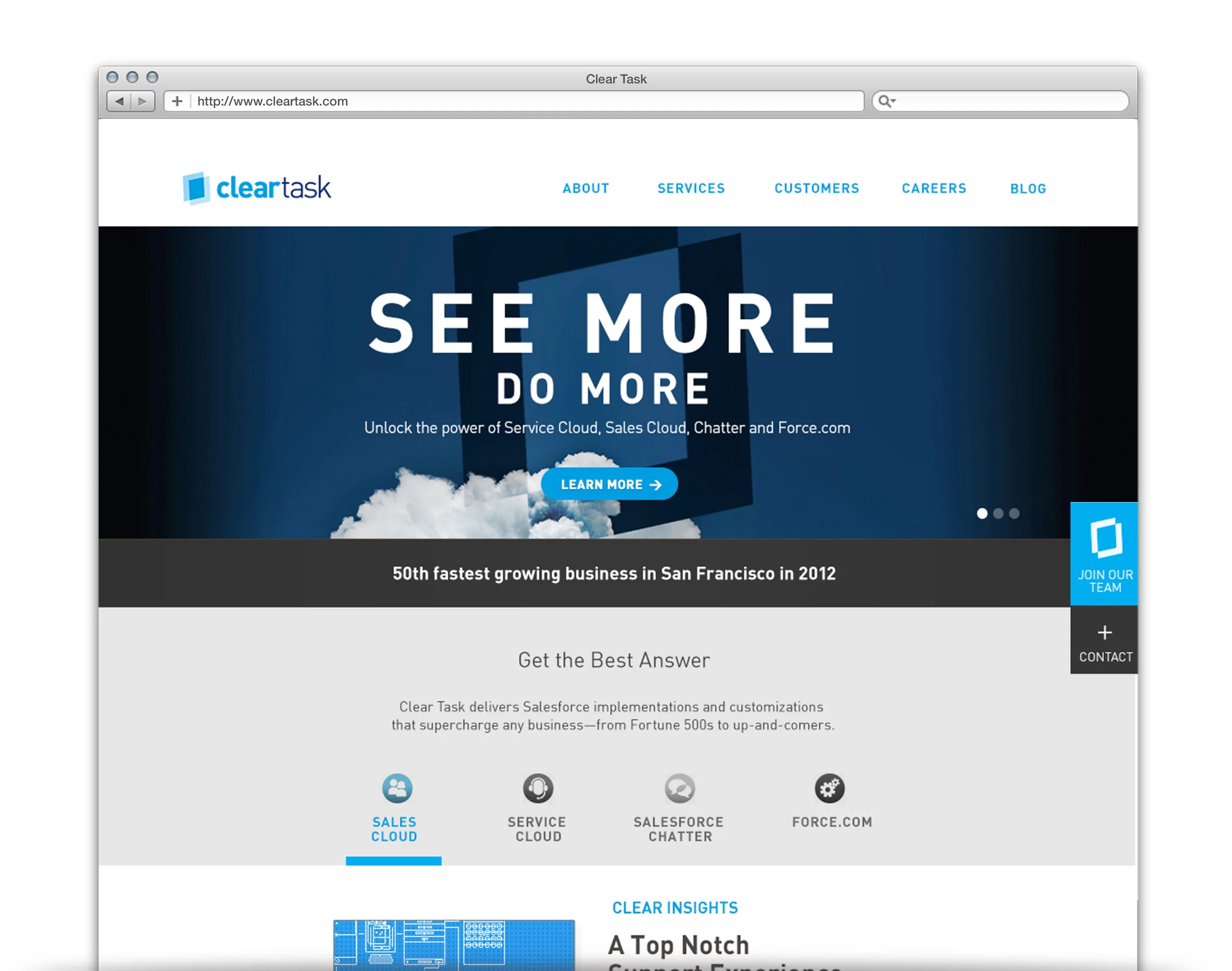Clear Task Website - UX + UI Design