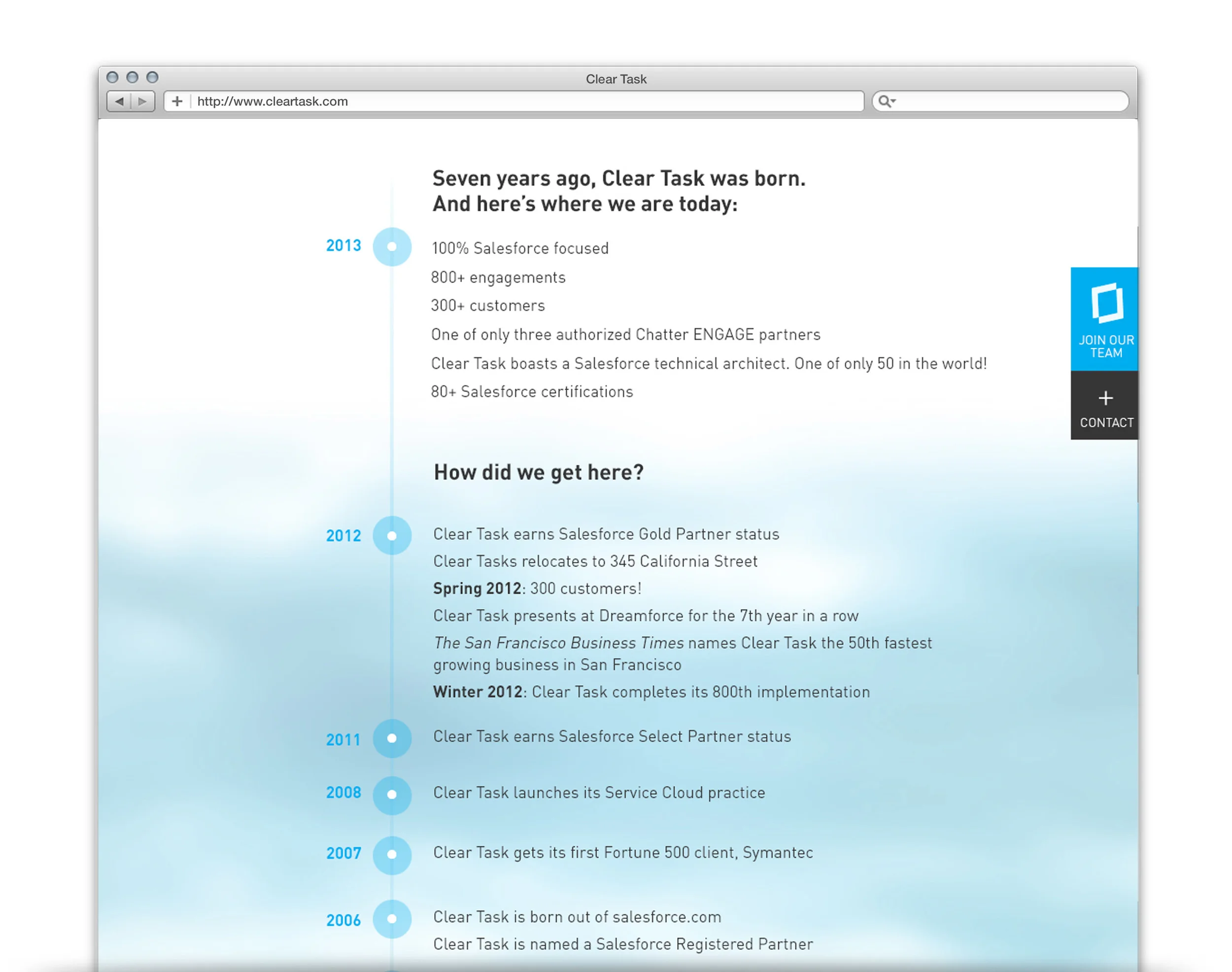 Clear Task Website - UX + UI Design
