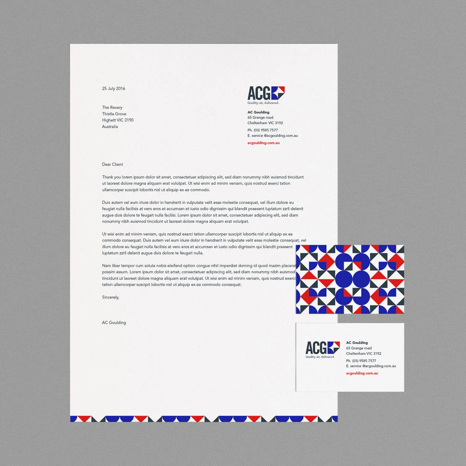 AC Goulding Branded collateral