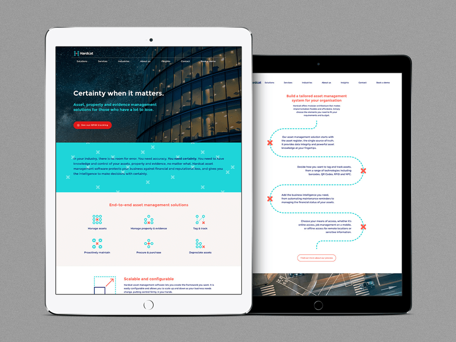 Hardcat brand positioning, visual identity and website