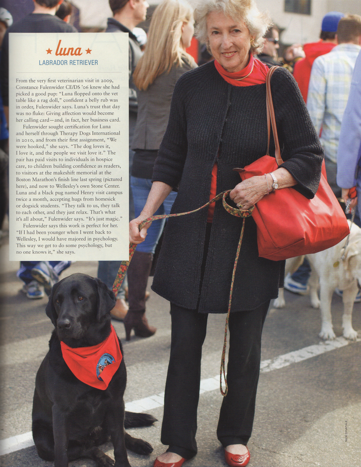  Wellesley Magazine - Fall, 2013  Campus Wags , pg. 29 